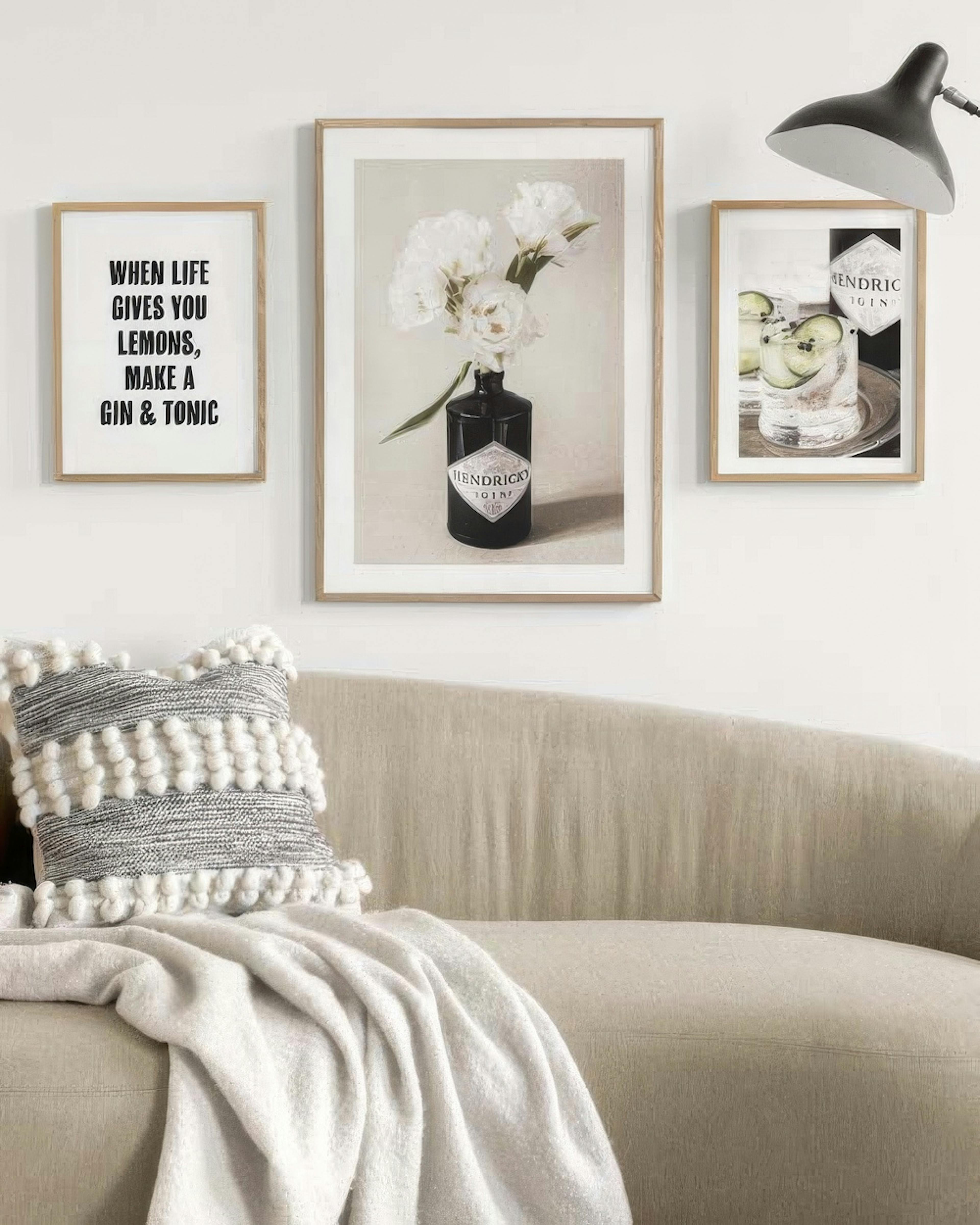 Gin and Flowers Trio pacchetto di poster 0