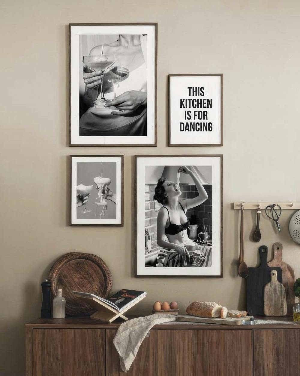 Prints - Kitchen Glamour Collection Poster pack (ONE SIZE) - Poster pack