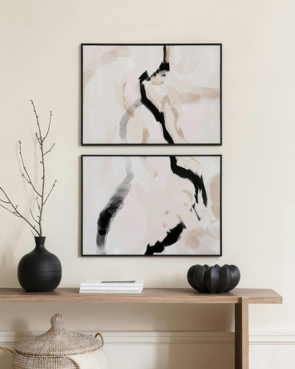 Prints - Beige Wave Duo Poster pack (30x40 cm) - Poster pack