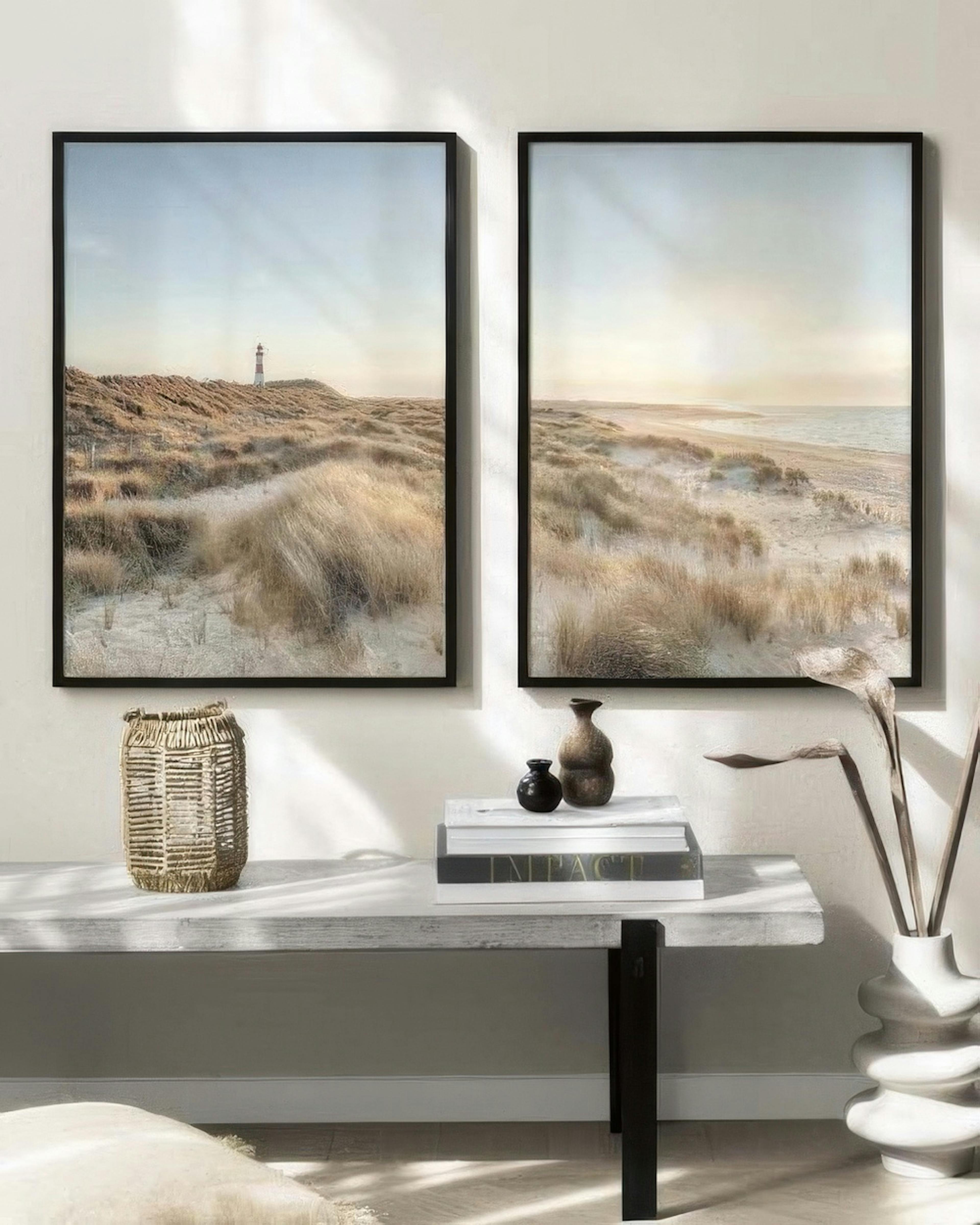 Lighthouse Beach Duo Poster pack