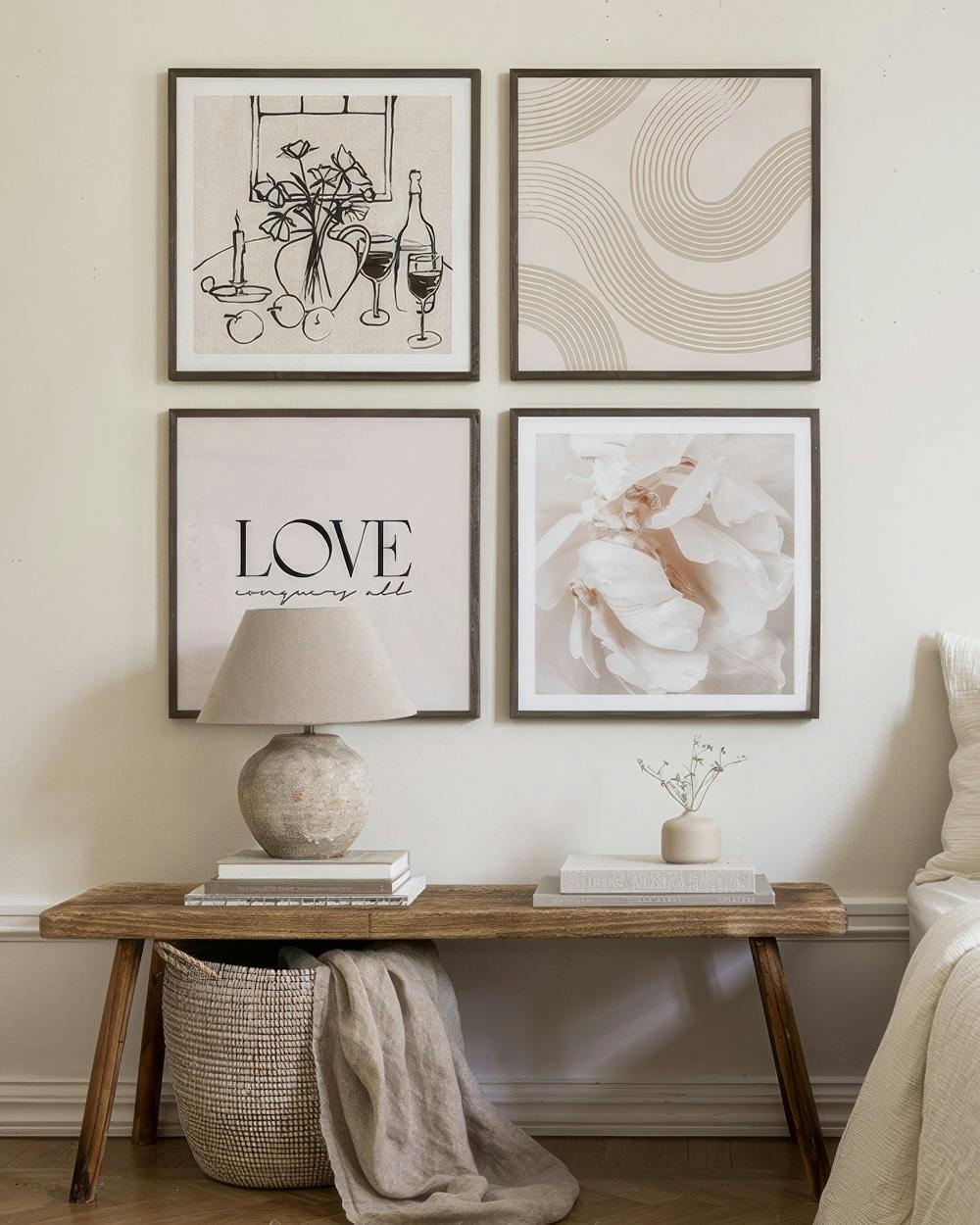Prints - Soft Beige Collection Poster pack (ONE SIZE) - Floral prints