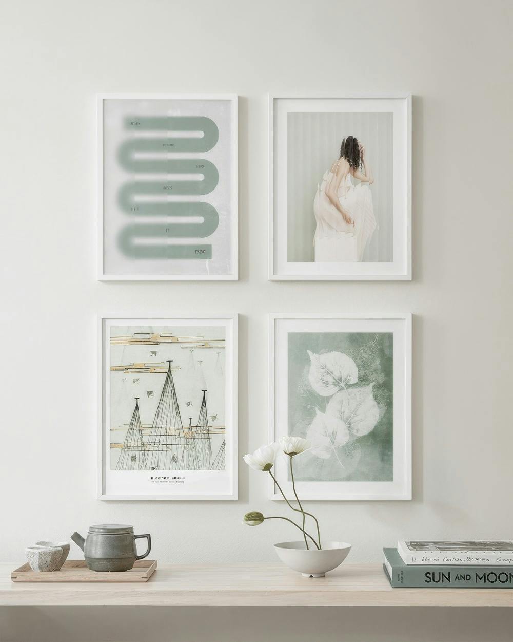 Prints - Green Fade Collection Poster pack (30x40 cm) - Poster pack