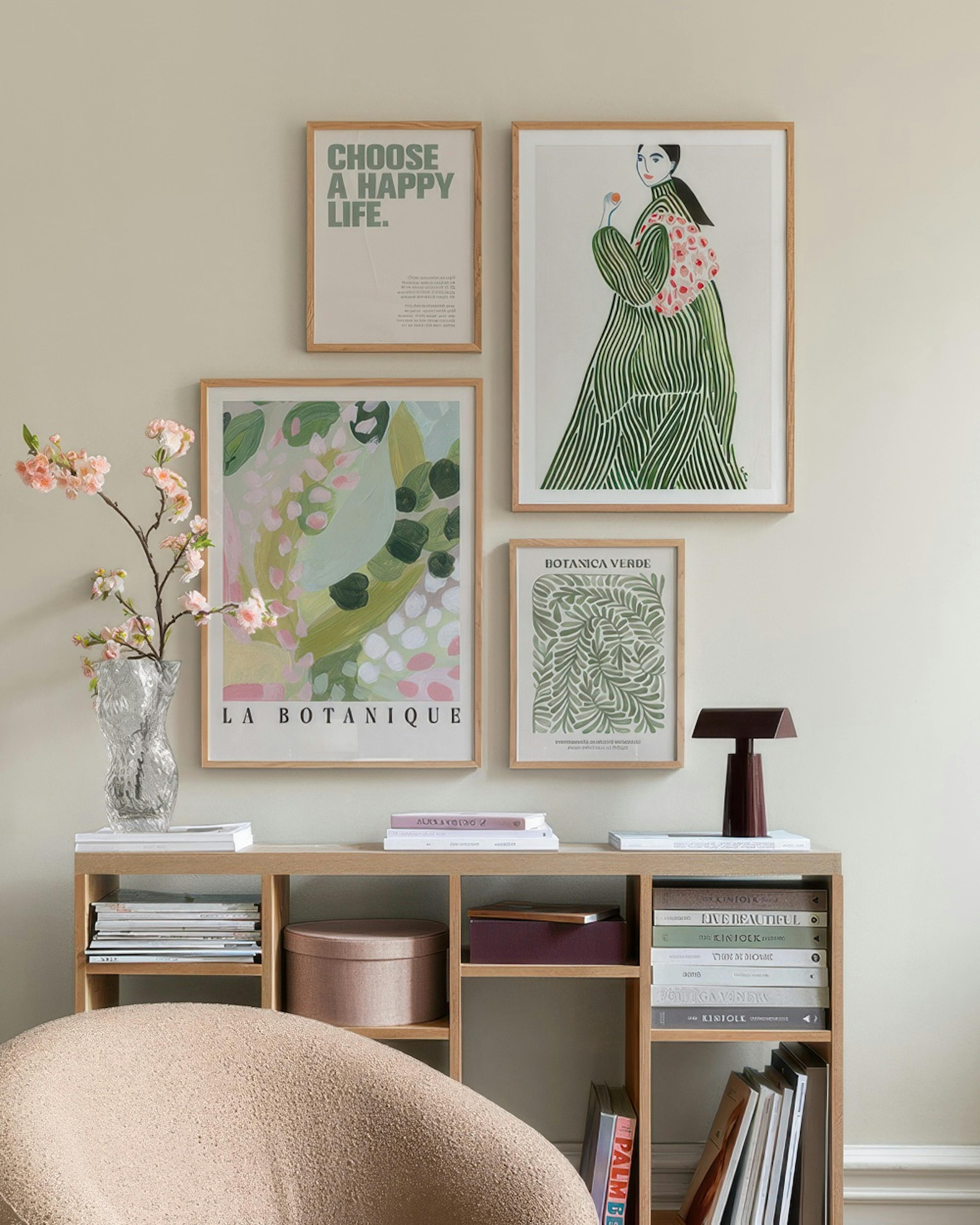 Green Harmony Pacchetto di Poster 0