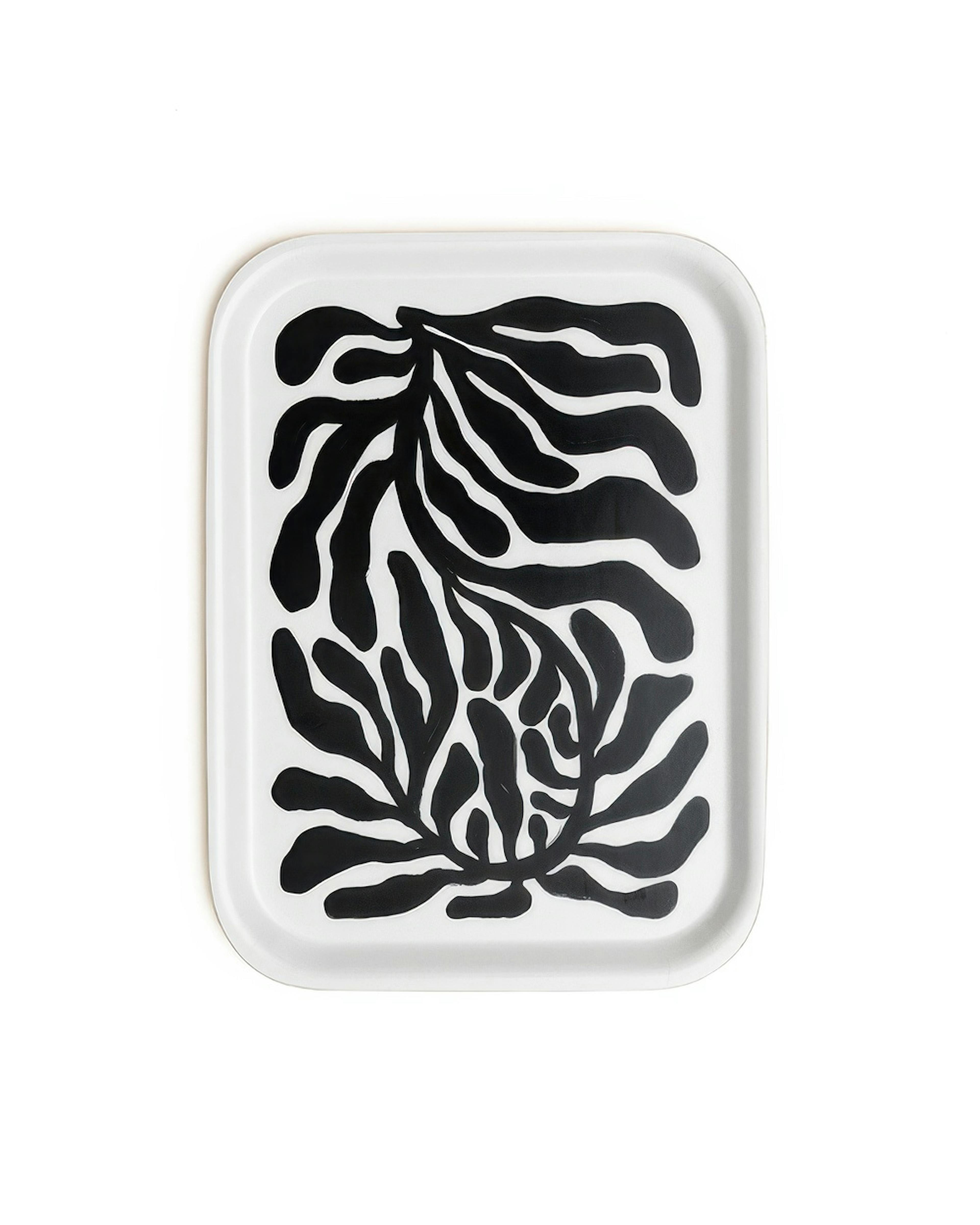 Black Botanical Tray 0
