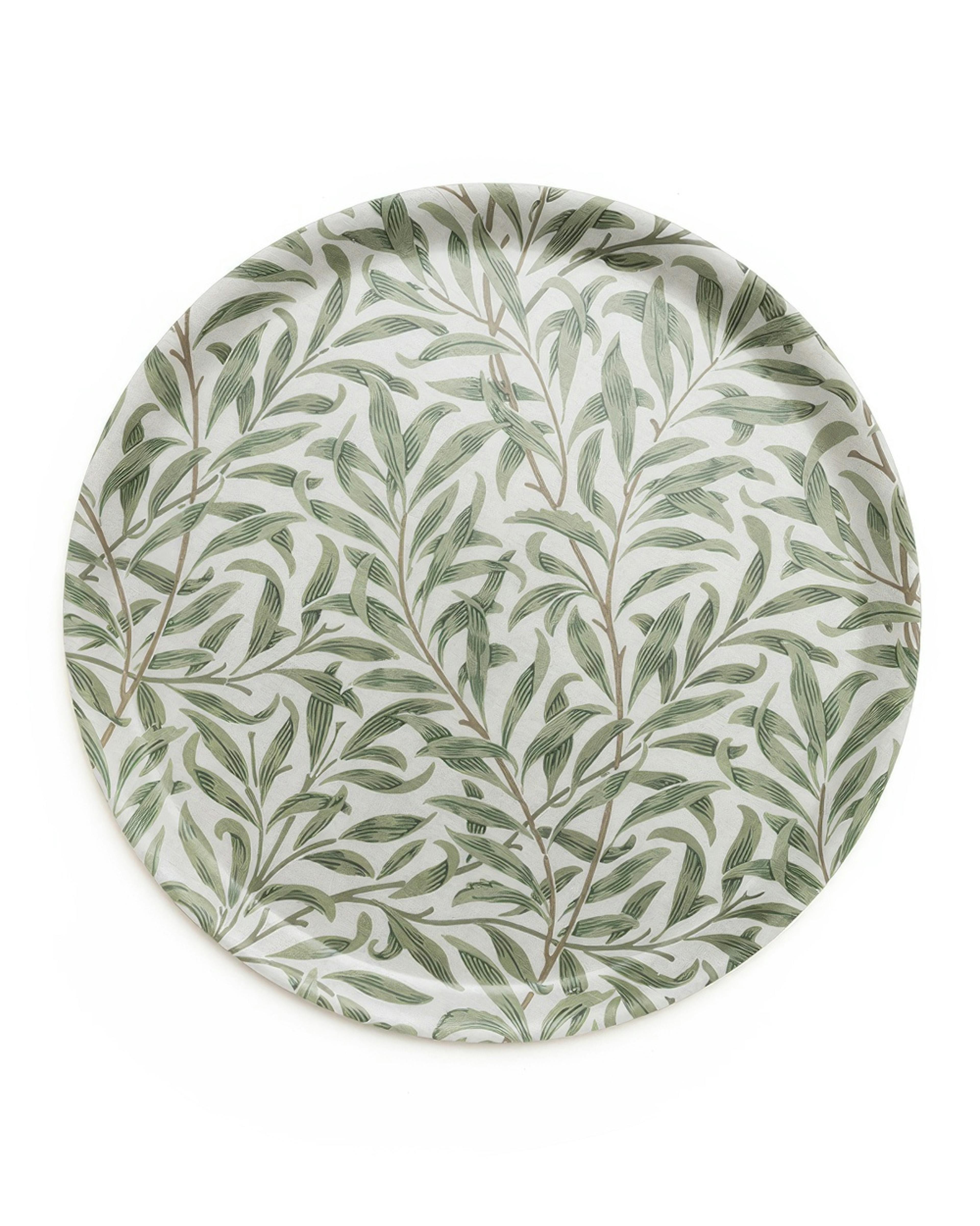 William Morris - Willow Bough Round Tablett 0
