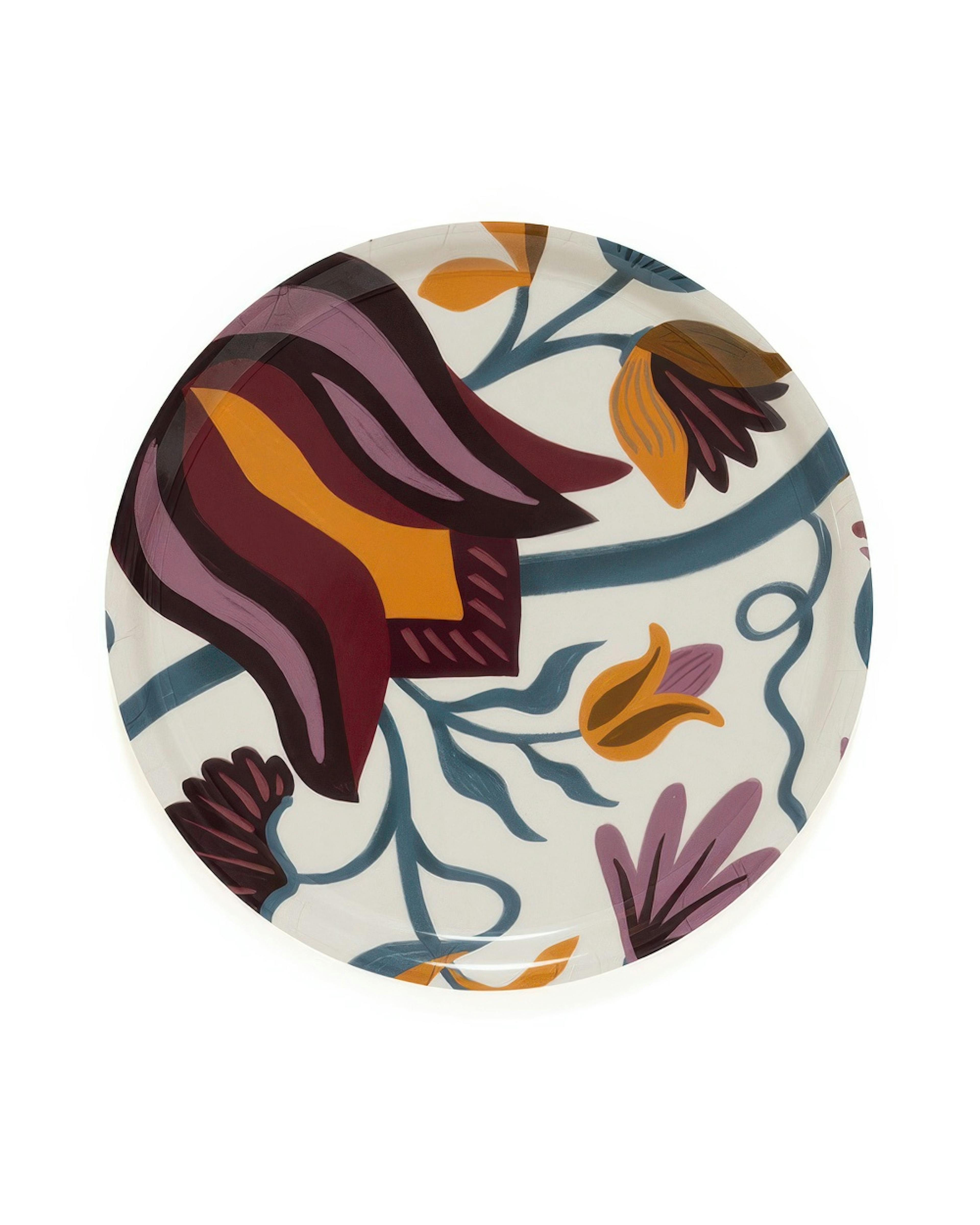 Painted Florals Tray 0
