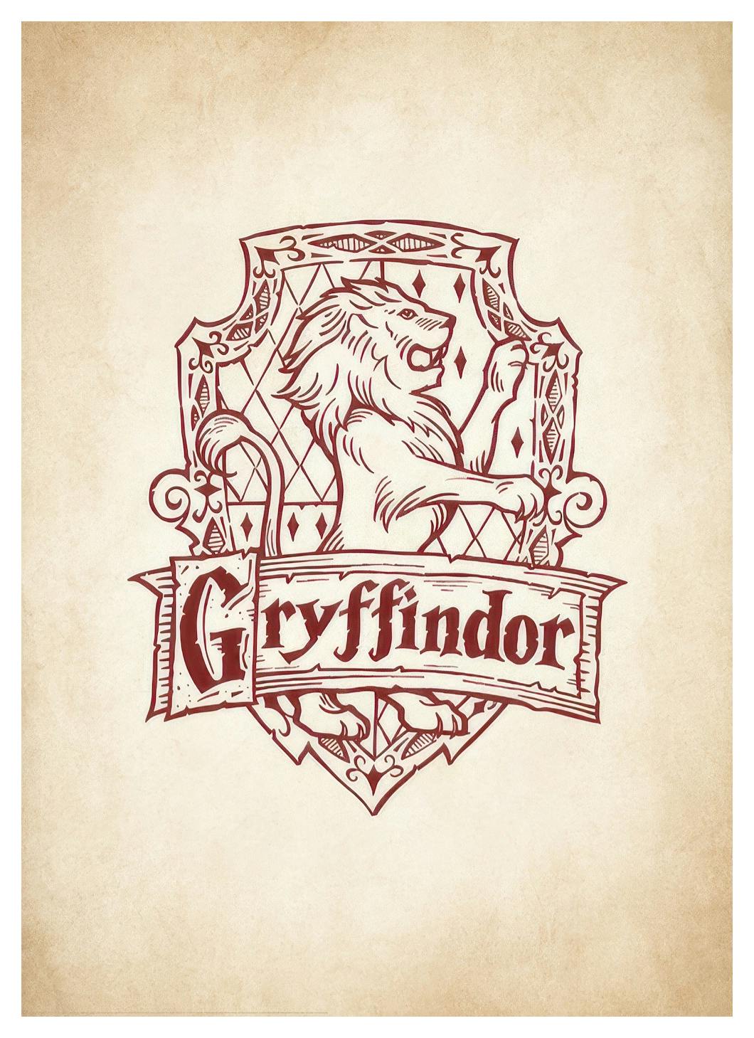 Harry Potter - Gryffindor Affiche (30x40 cm) - Harry Potter