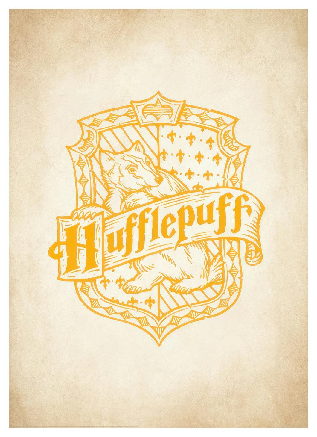 Prints - Harry Potter - Hufflepuff Print (30x40 cm) - Harry Potter