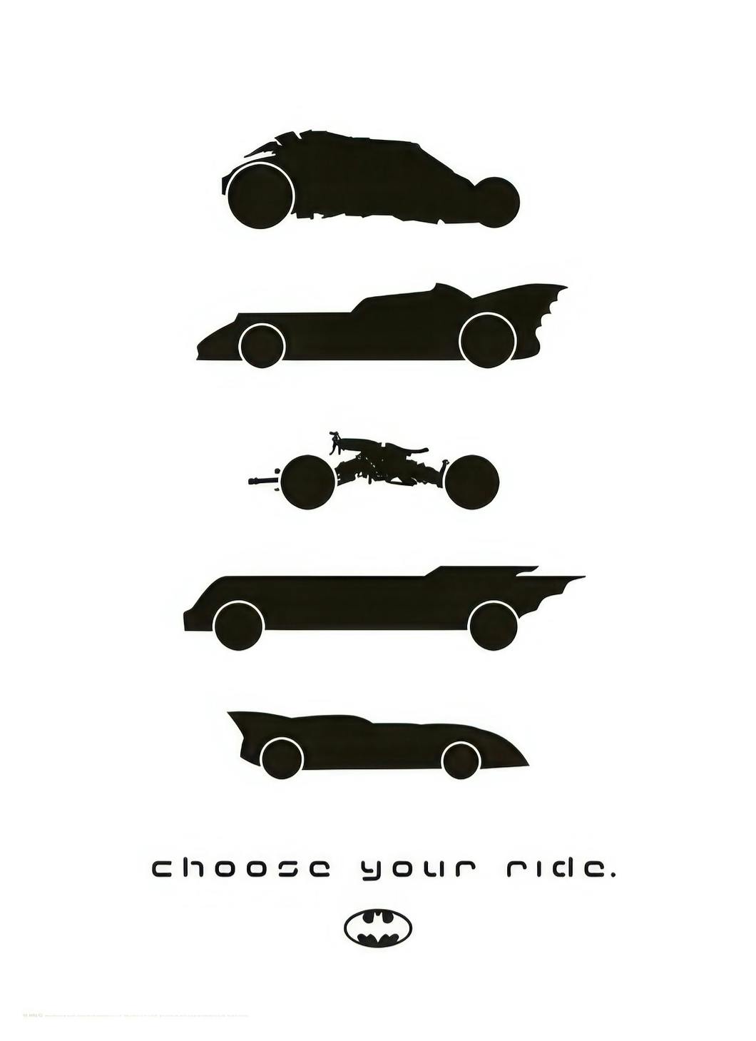 Batmanâ¢ - Choose Your Ride Poster (50x70 cm) - Batmanâ¢