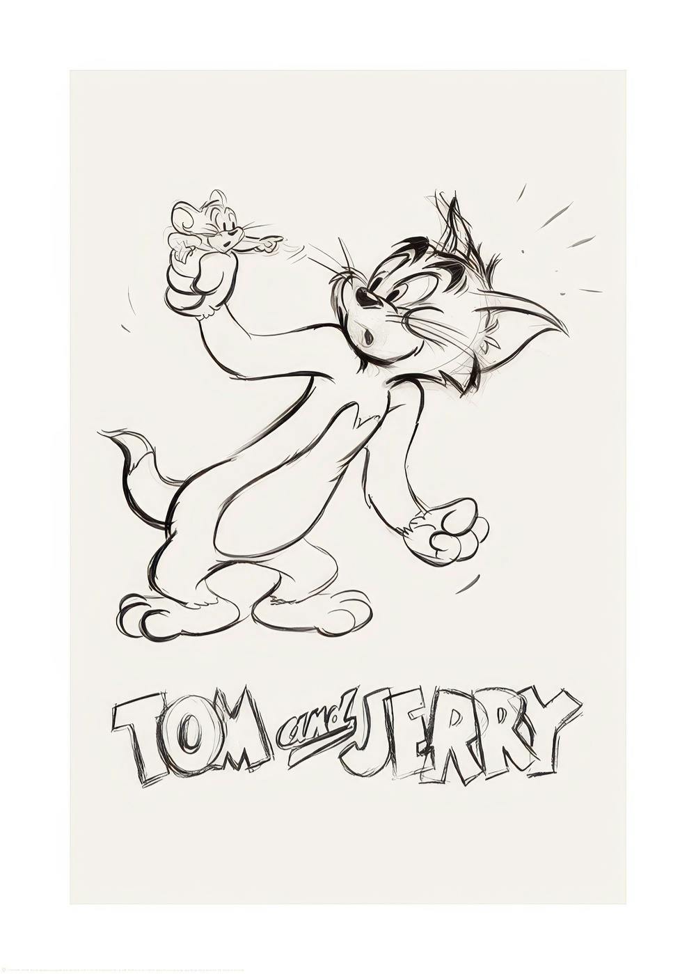 Tom & Jerry™ Sketch No2 Print 0