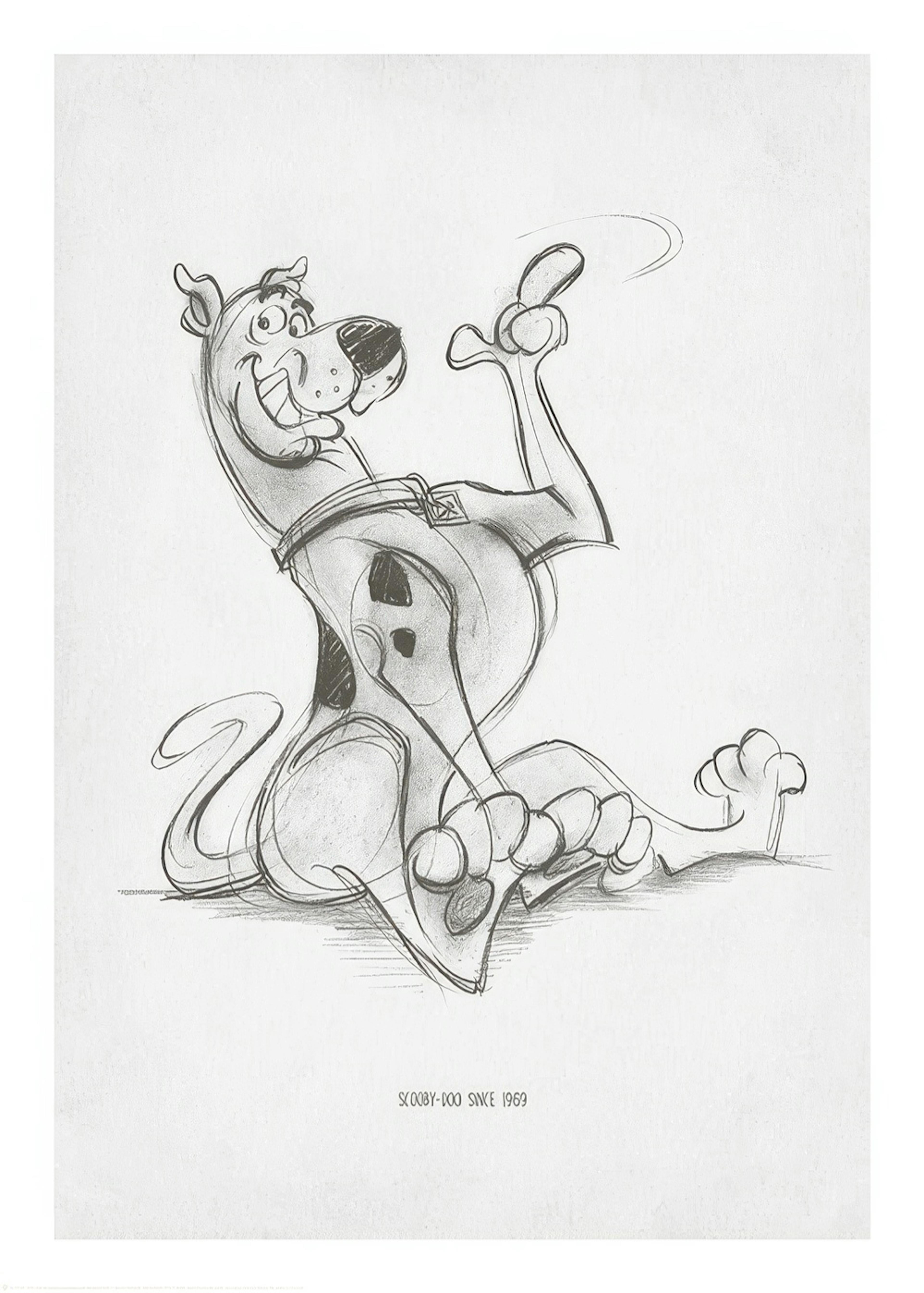 Scooby-Doo™ Sketch Print 0