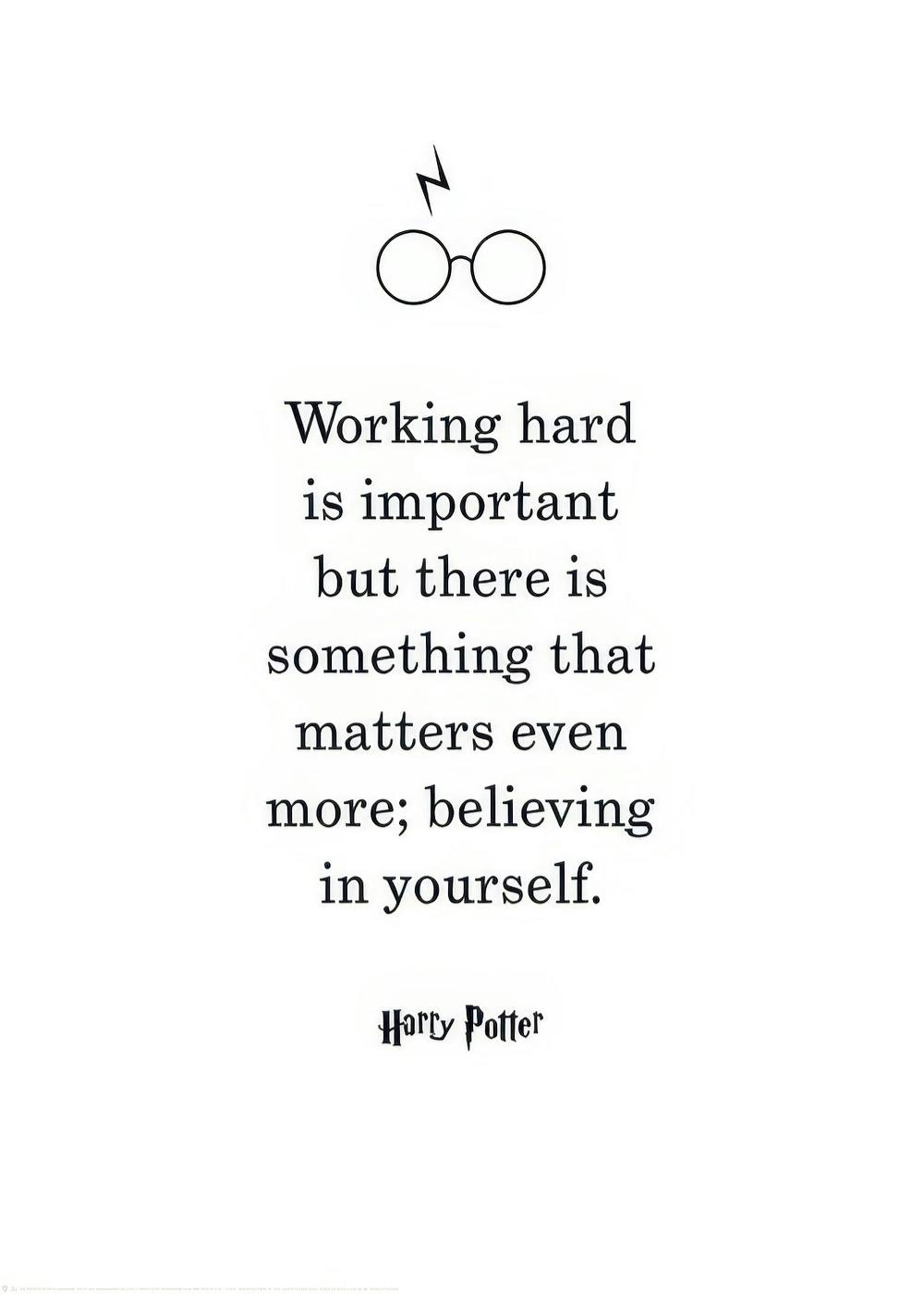 Harry Potter™ - Believe in Yourself Print 0