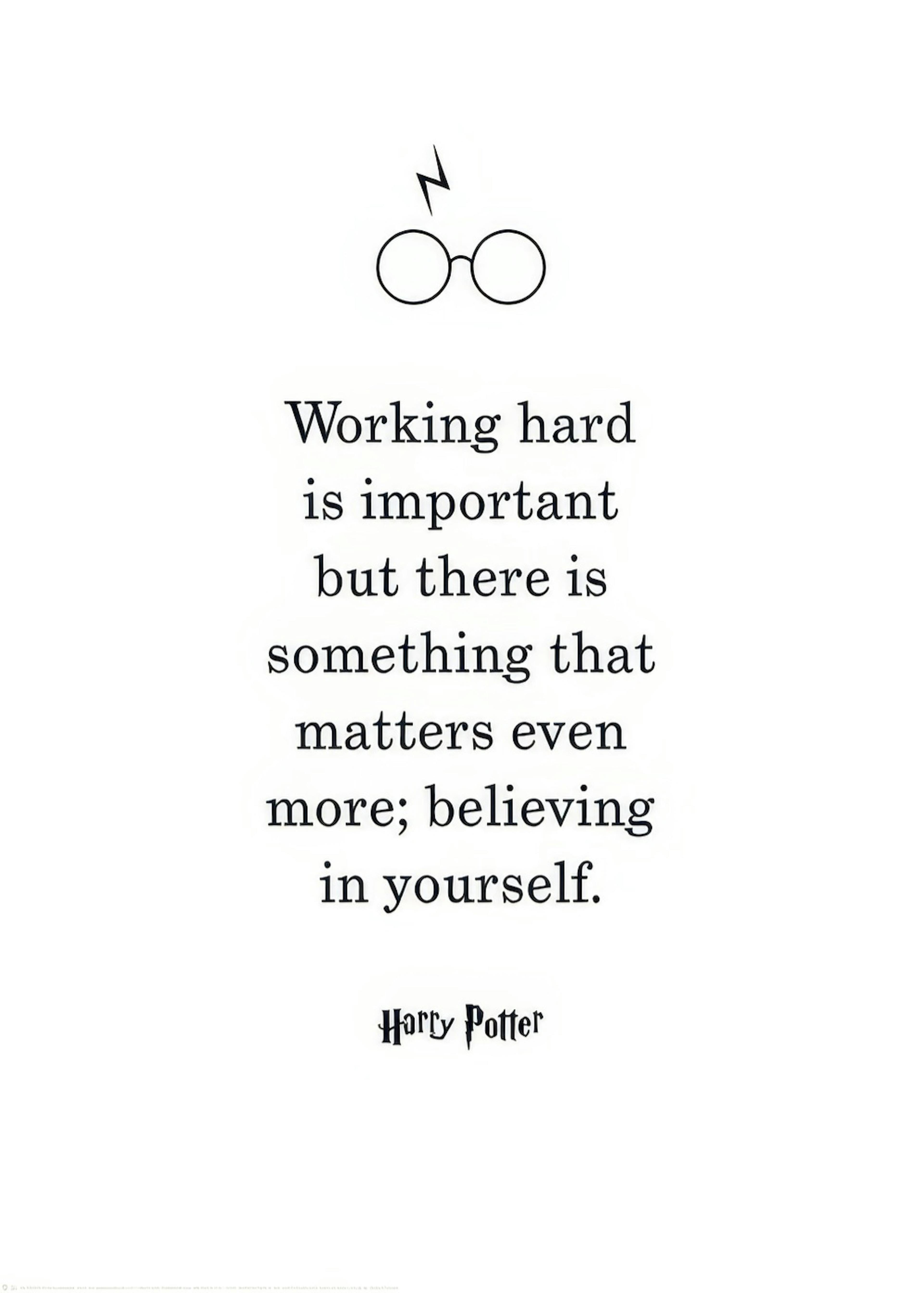 Harry Potter™ - Believe in Yourself Print 0