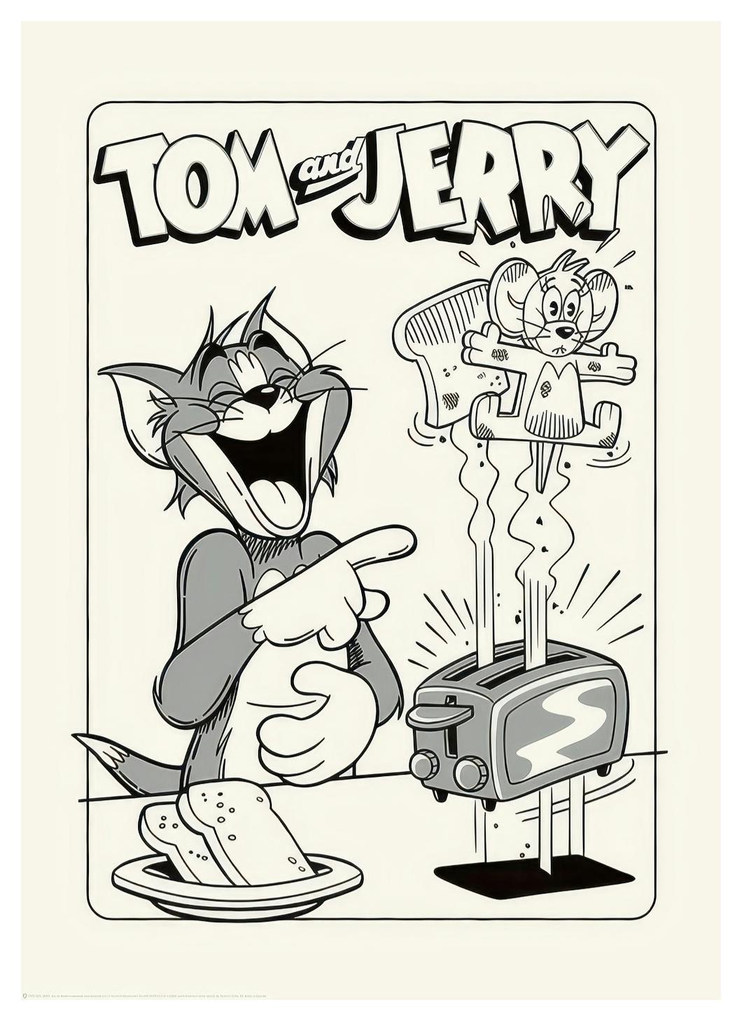 Tom & Jerry™ - Toasted Plakat (30x40 cm)- Plakaty dla dzieci