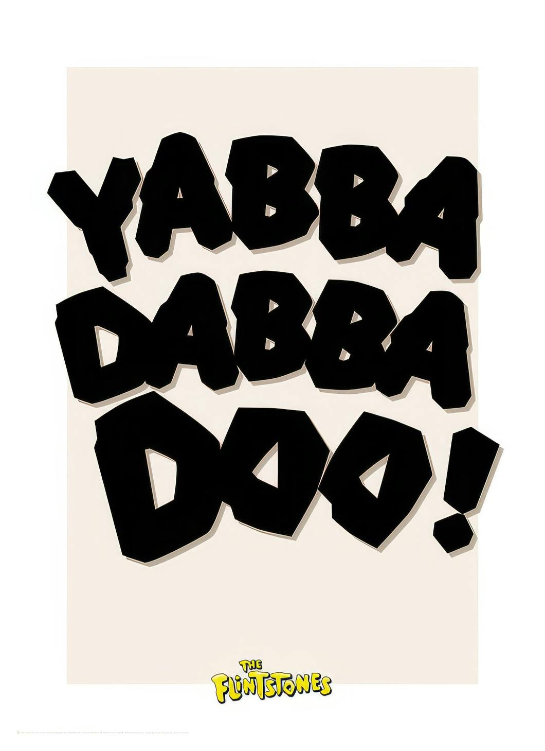 The Flintstones™ Yabba Dabba Doo Plakat (50x70 cm)- Filmy i seriale