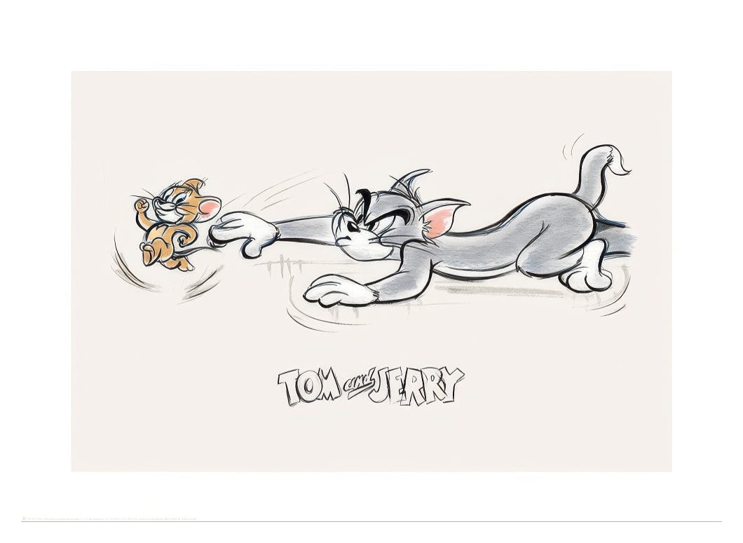 Tom & Jerry - Sketch No3 Affiche (30x40 cm) - Films & Séries TV