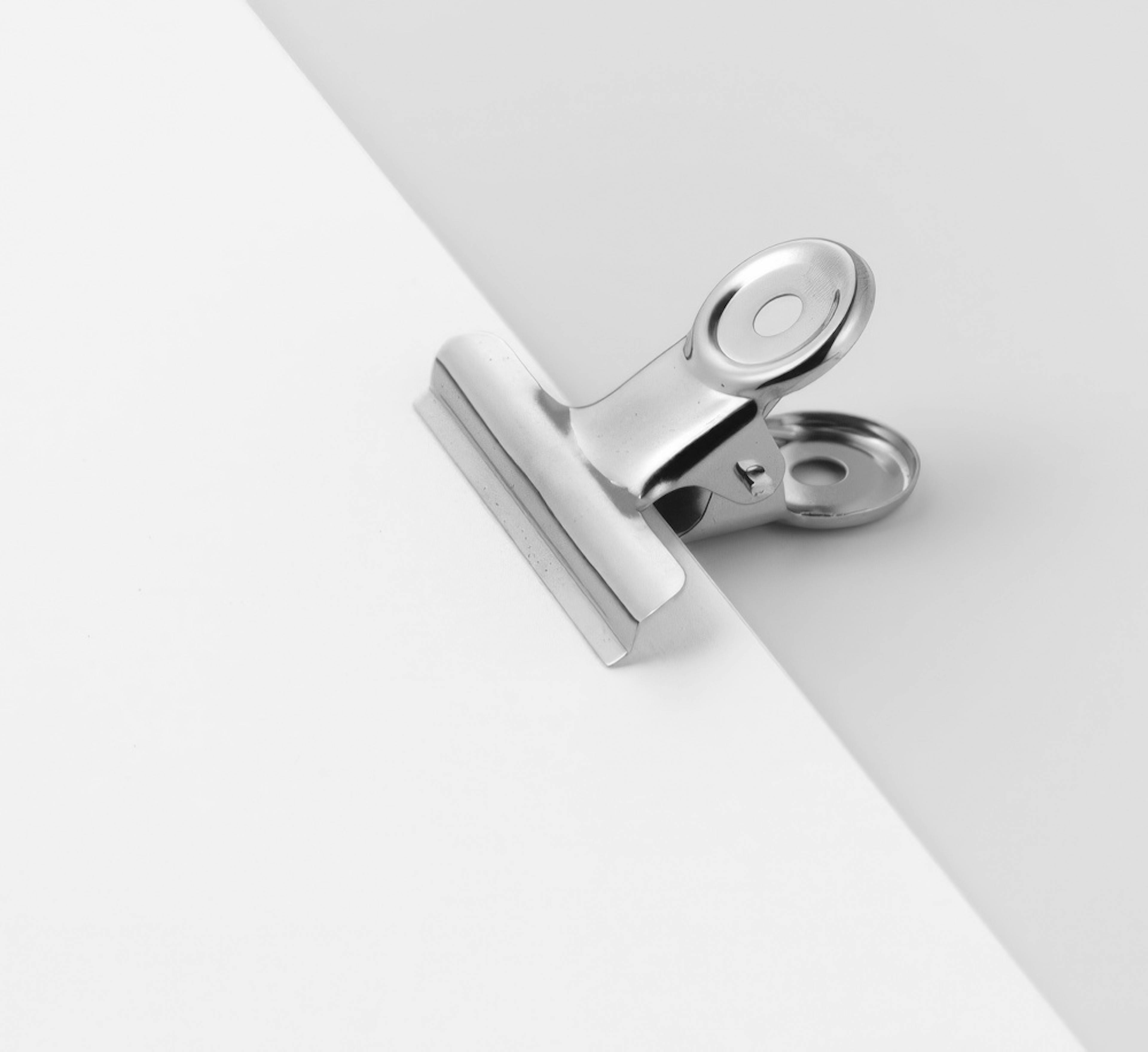 Posterklämma silver, medium