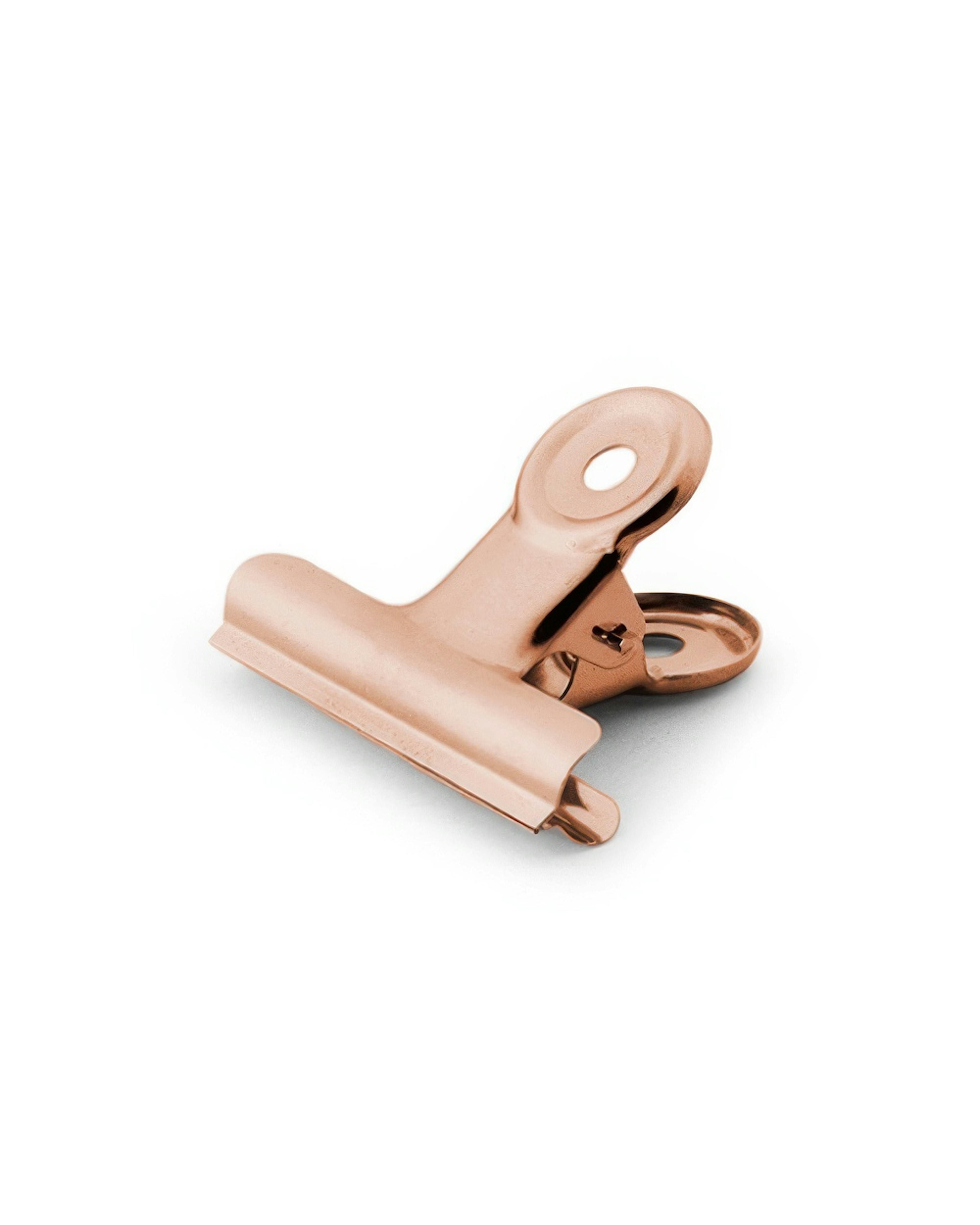 Poster clip copper, Medium