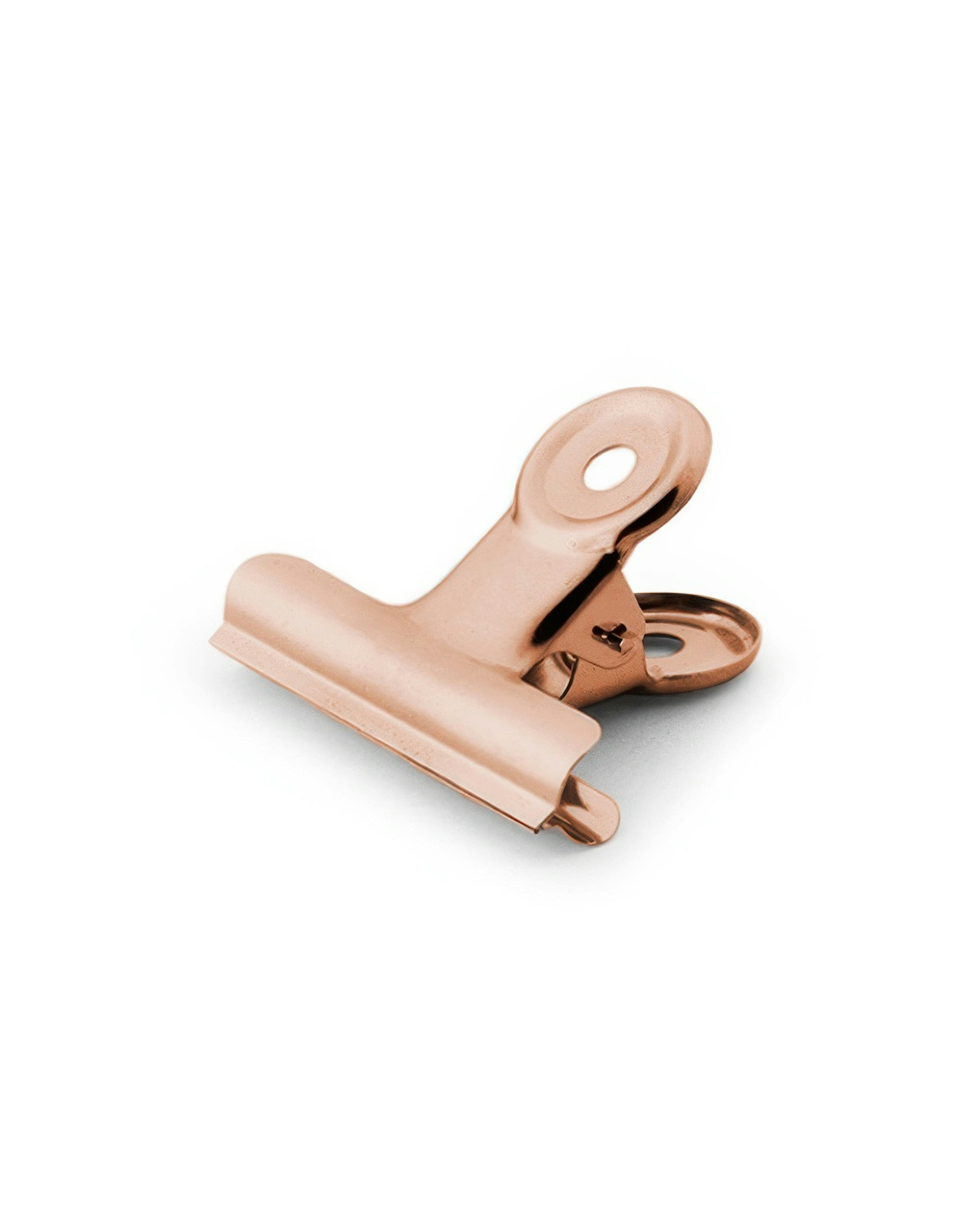 Poster clip copper, Medium 0