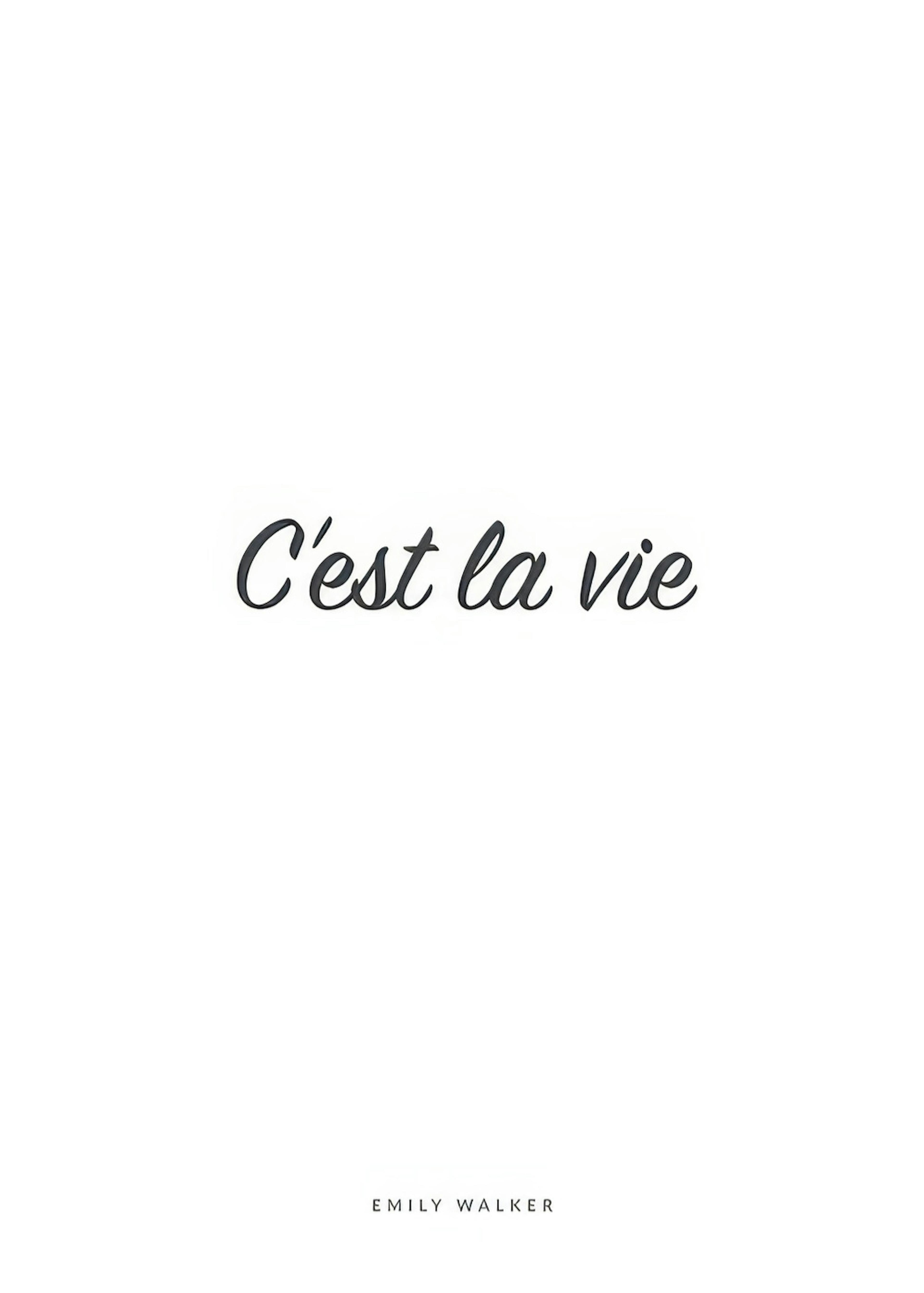 Unique Quote Personal Poster 0