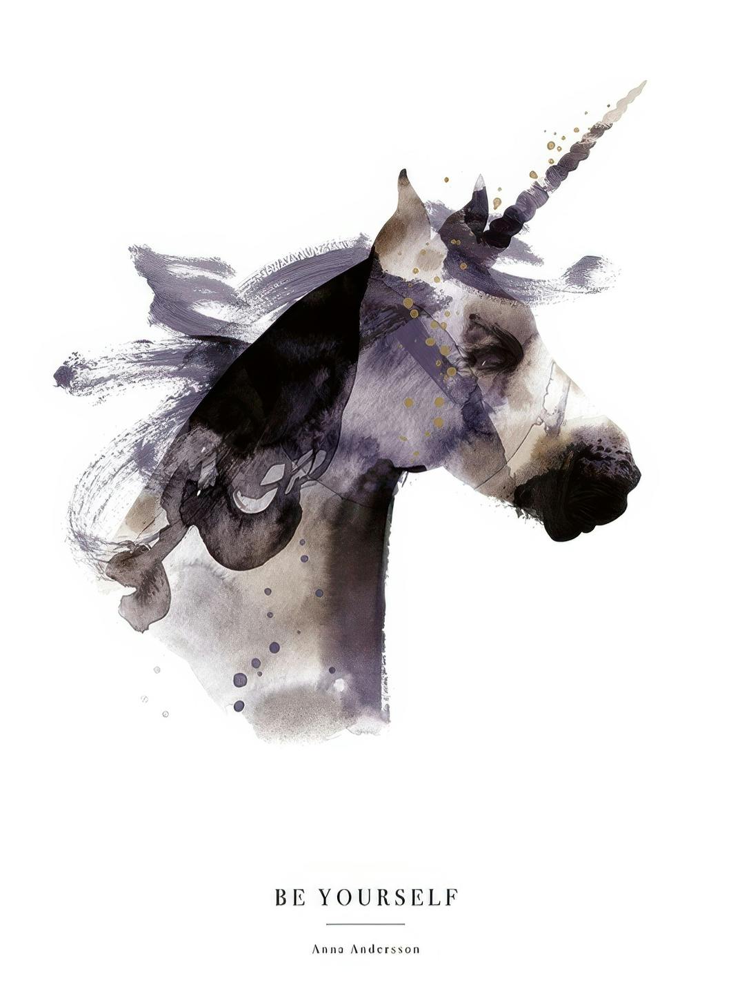 Prints - Unicorn Personal (50x70 cm) - Personalised prints