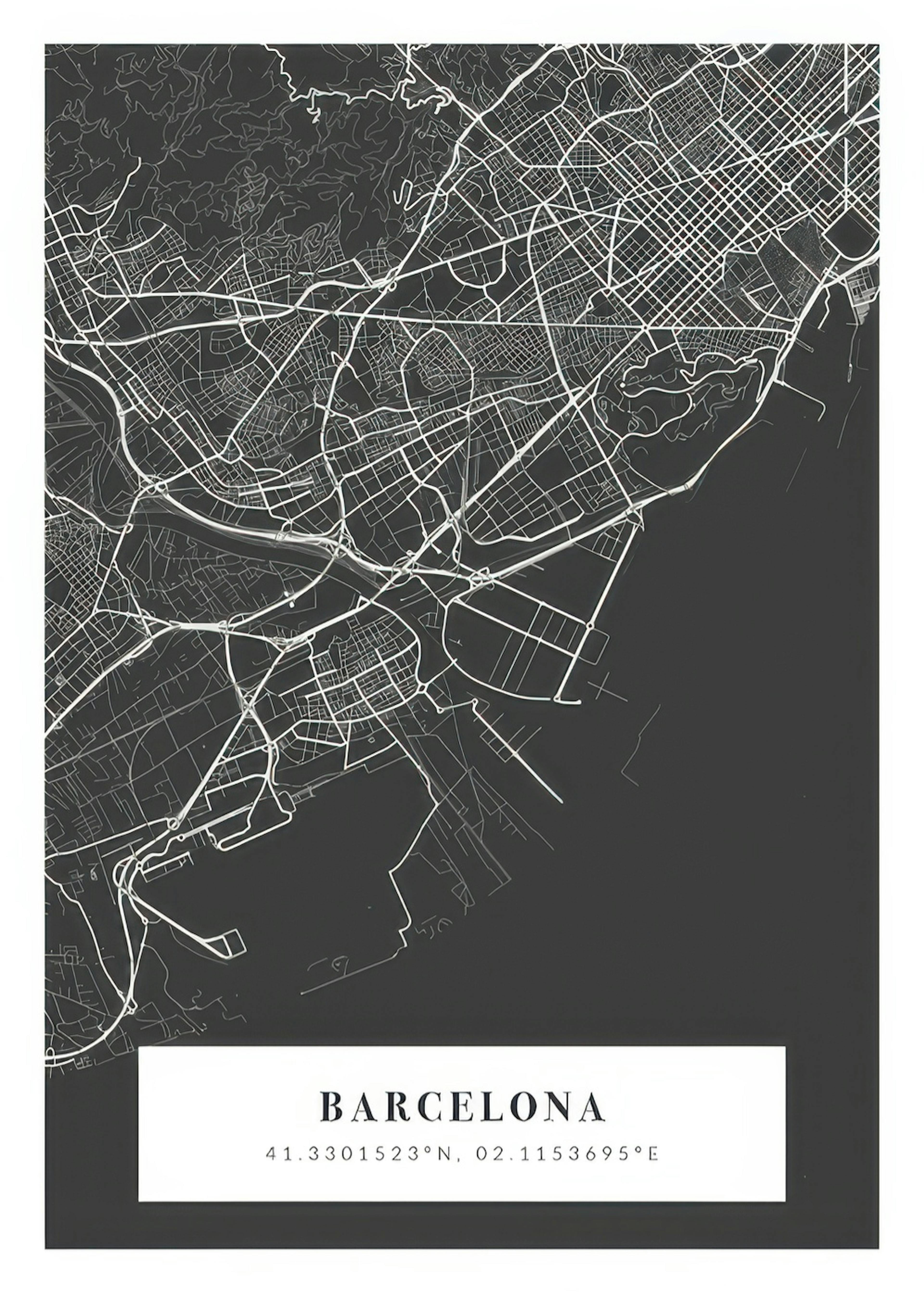 Map No1 Night Personal Poster 0