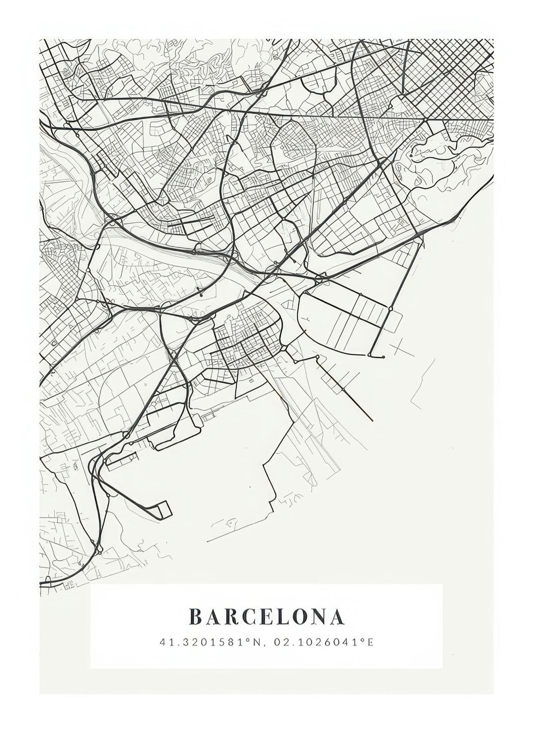 Prints - Map No1 Day Personal (30x40 cm) - Personalised prints