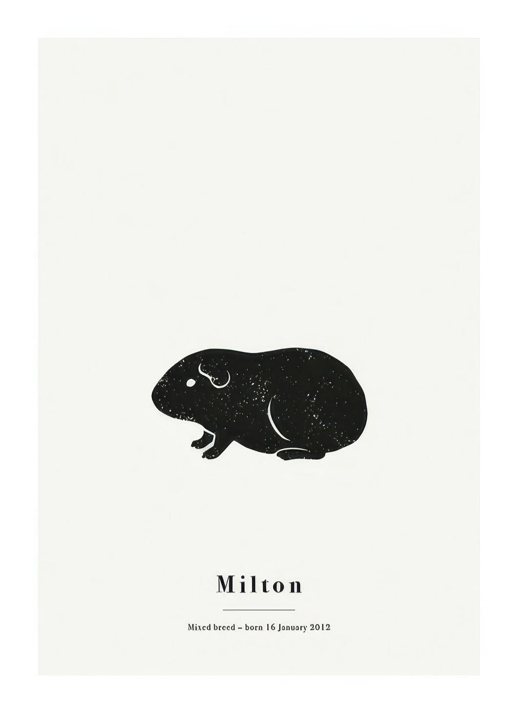 My Pet Guinea Pig Personal Poster (30x40 cm) - Gepersonaliseerde posters