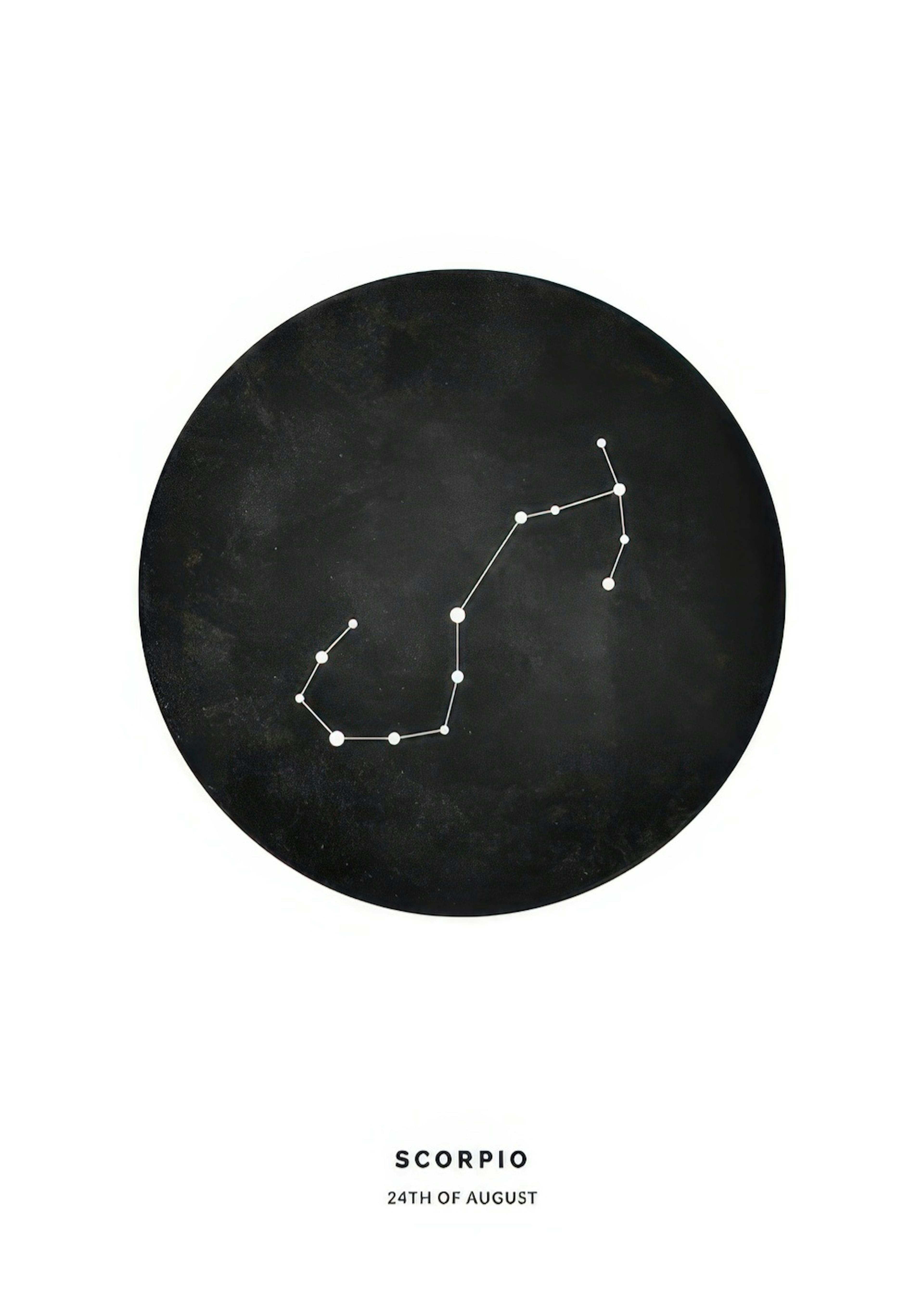 Star Sign Black Scorpio Personal 0