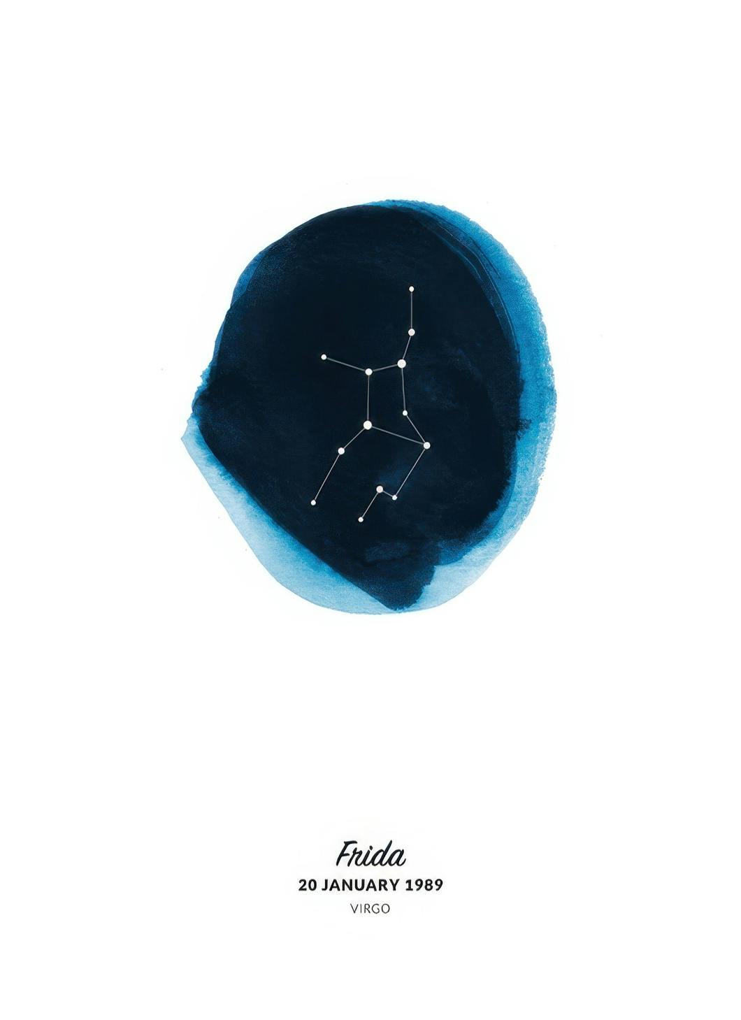 Zodiac Sign Virgo Personal Poster (50x70 cm)