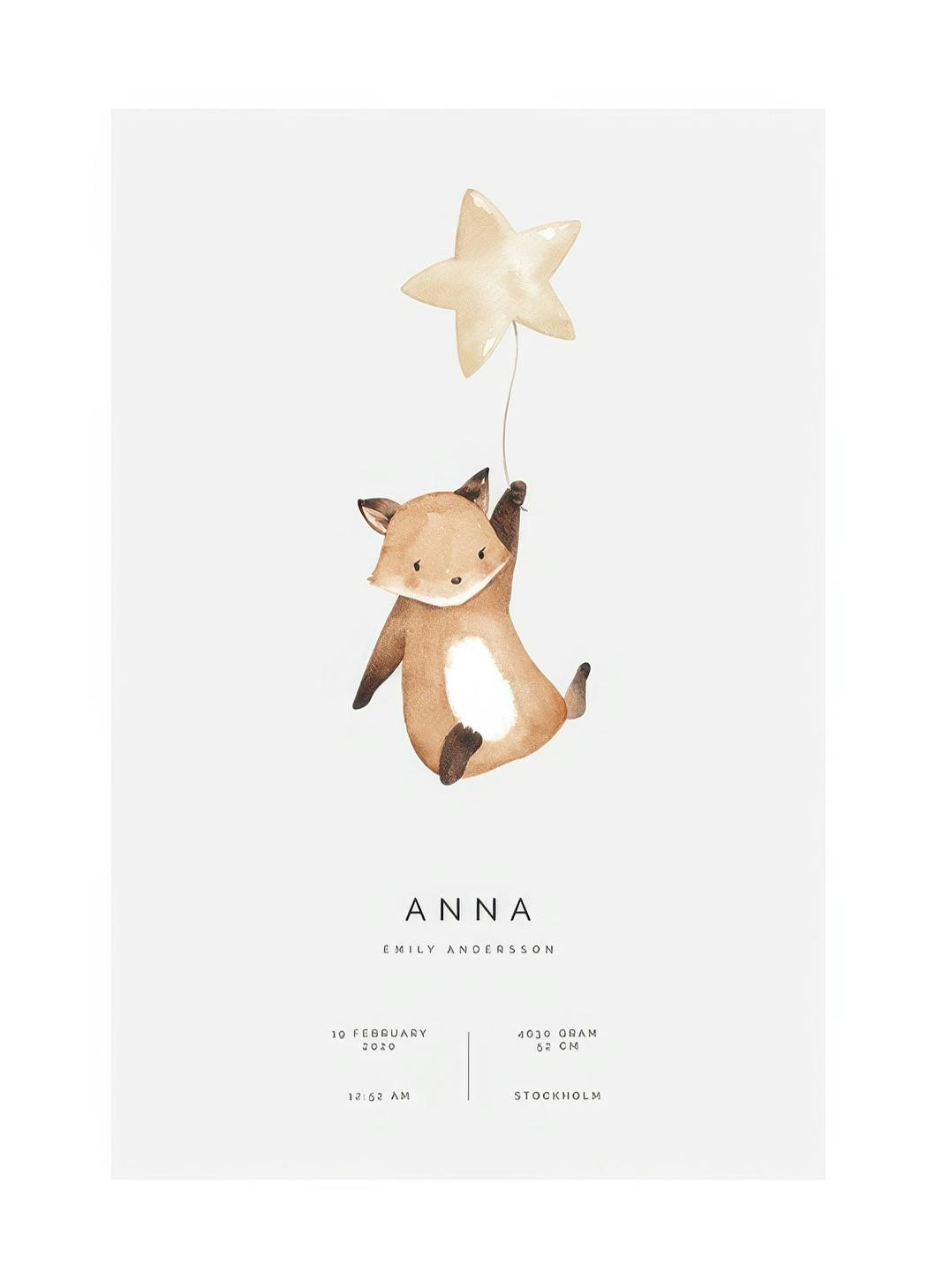 Flying Fox Personal Poster (30x40 cm)- Posters personalizados