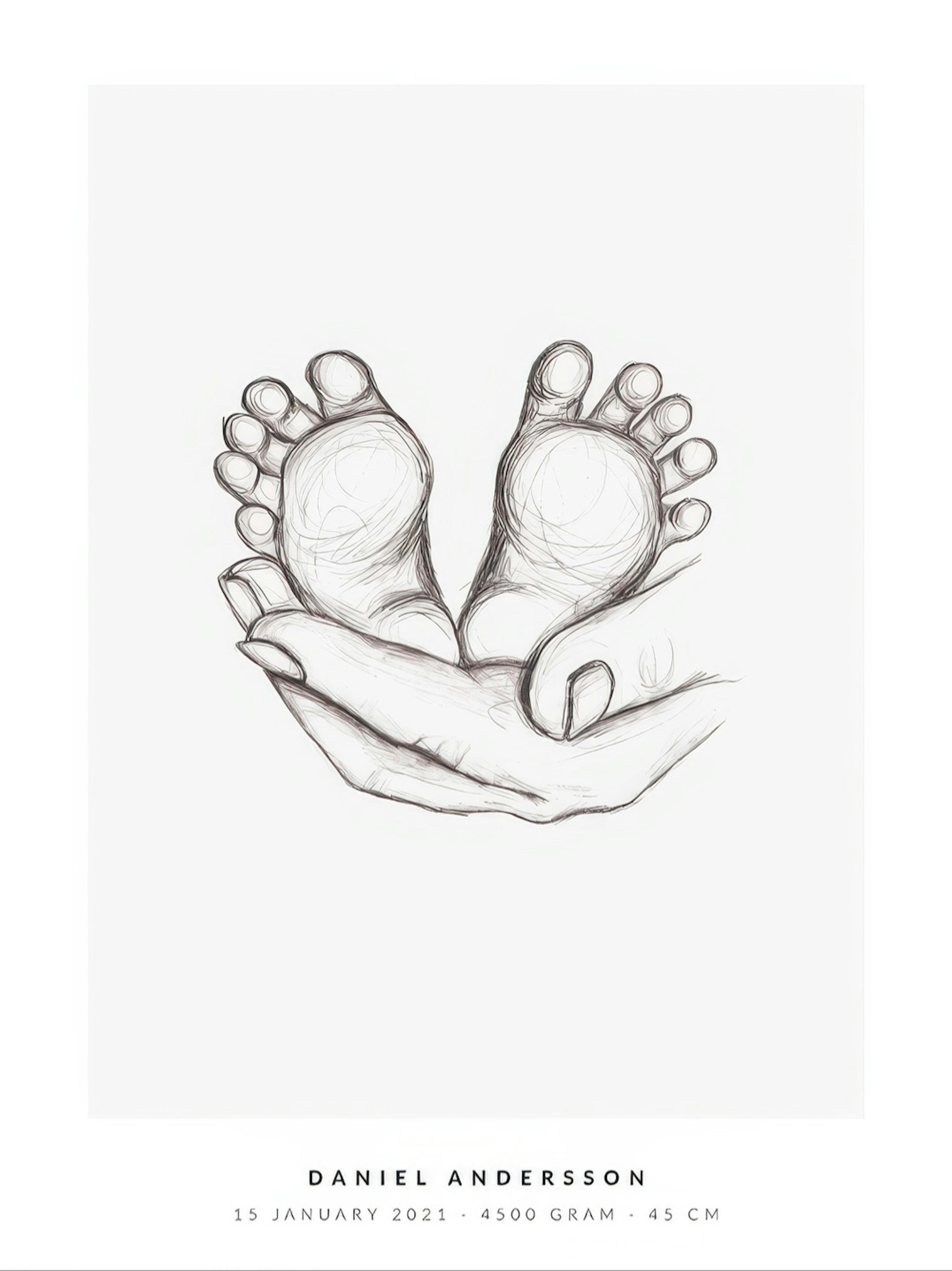 Baby Feet Personal Plagát