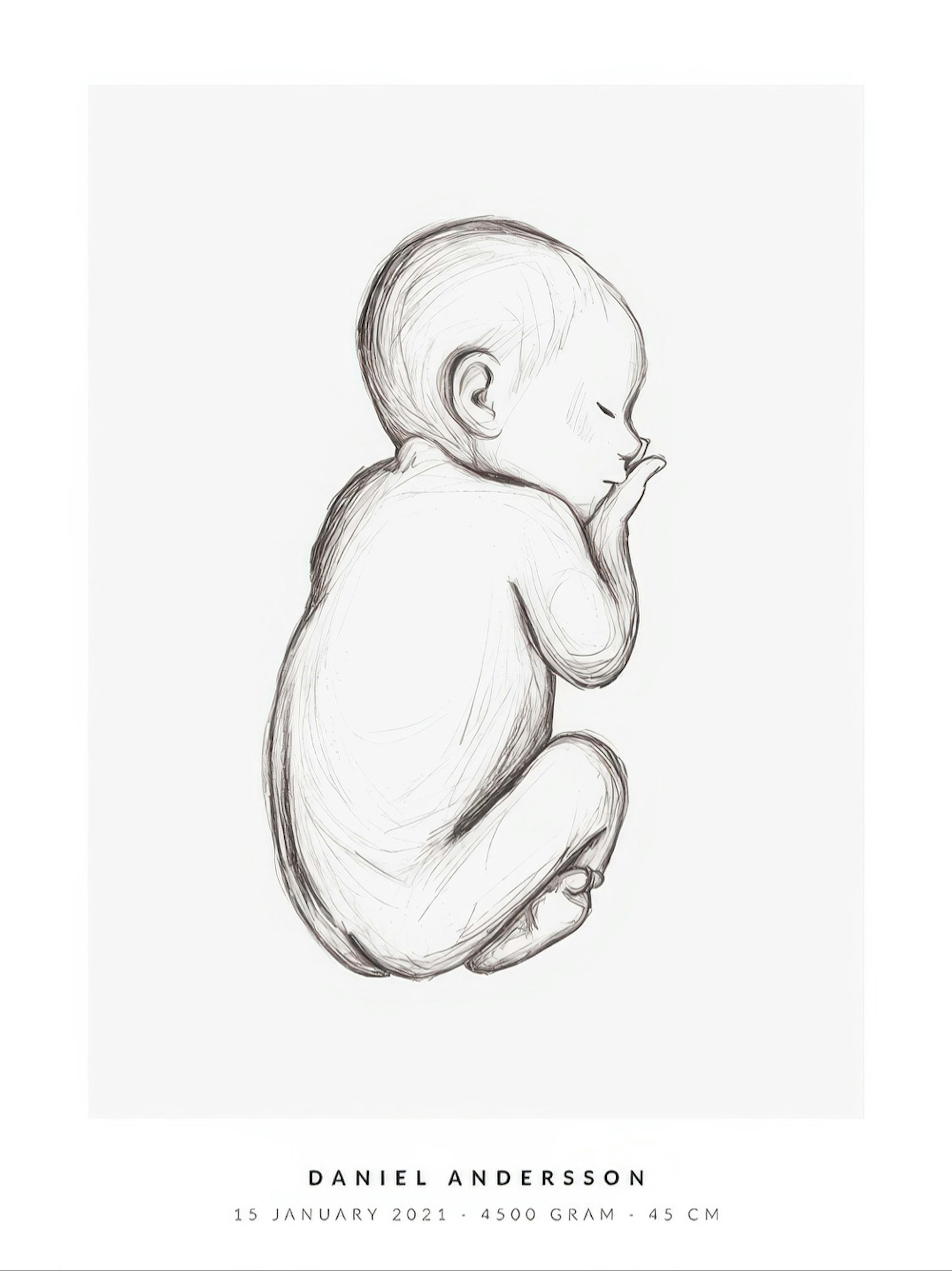Sleeping Baby Personal Poster