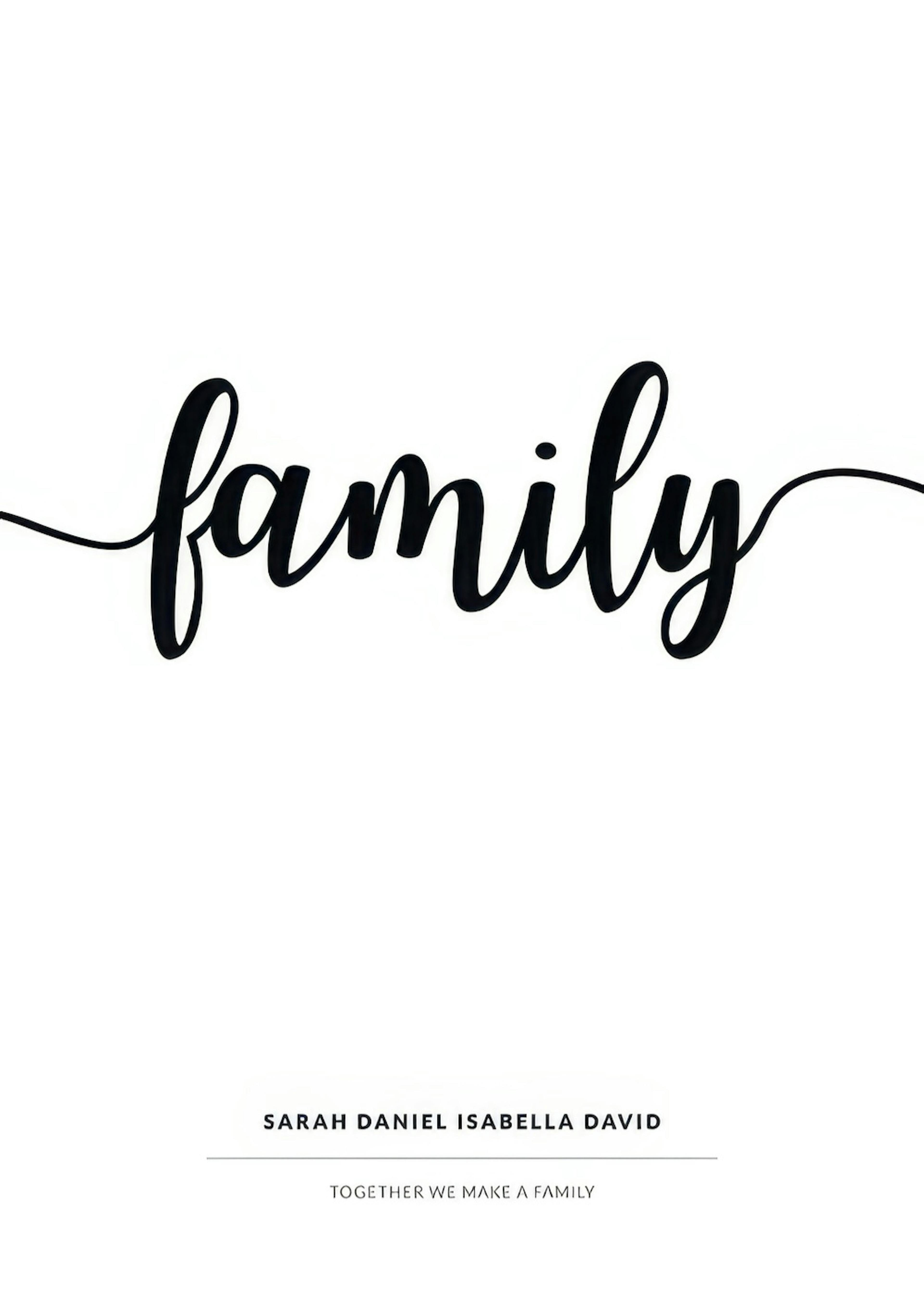 Family Personal Plagát 0