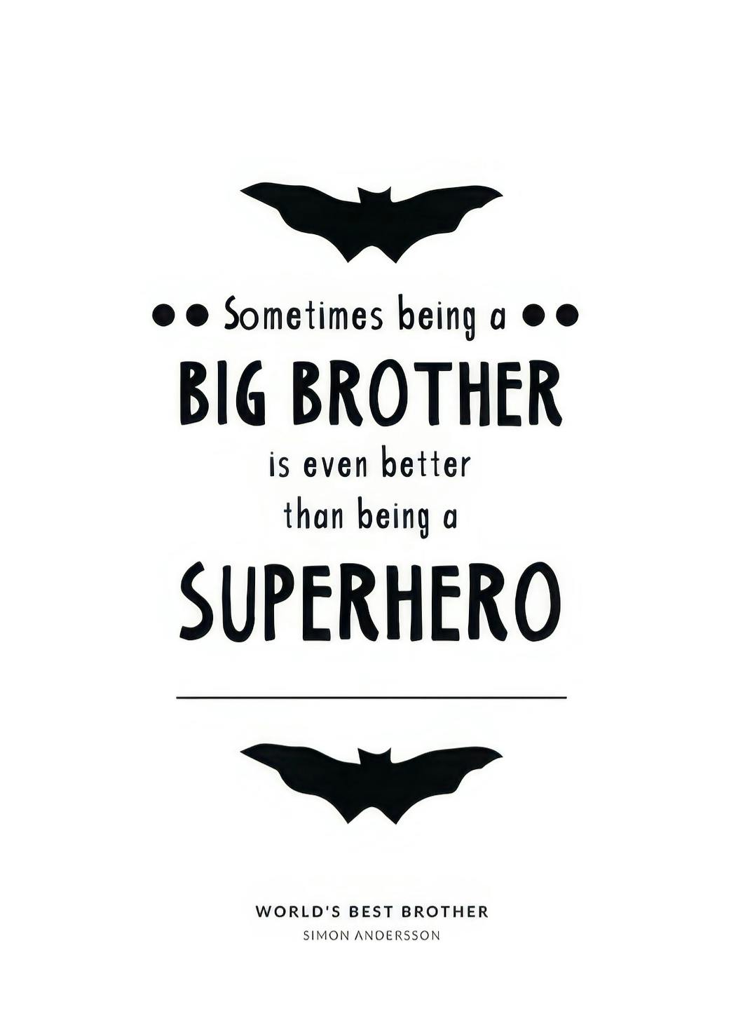 Big Brother Personal Poster (30x40 cm)- Posters personalizados