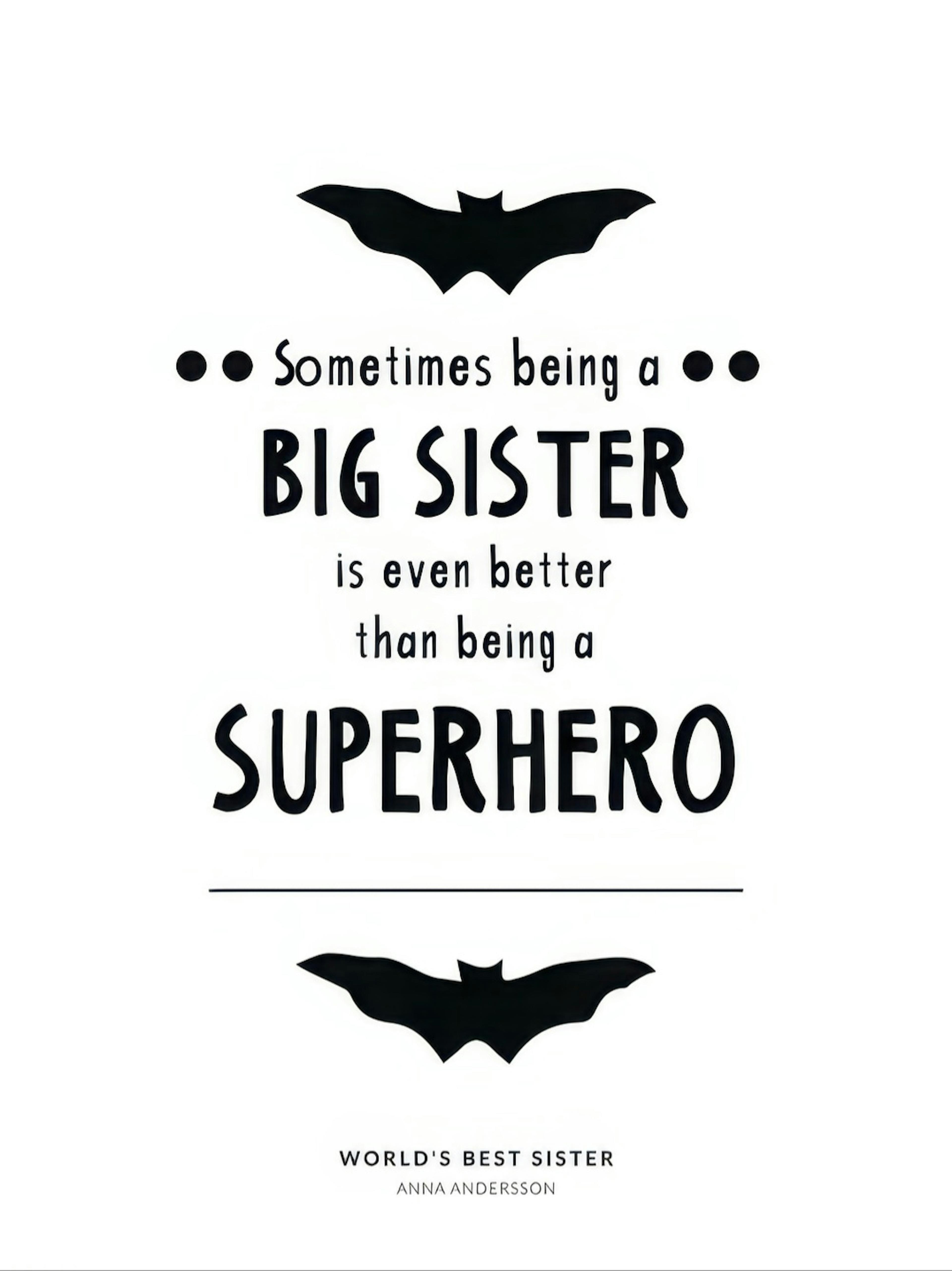 Big Sister Personal Plagát