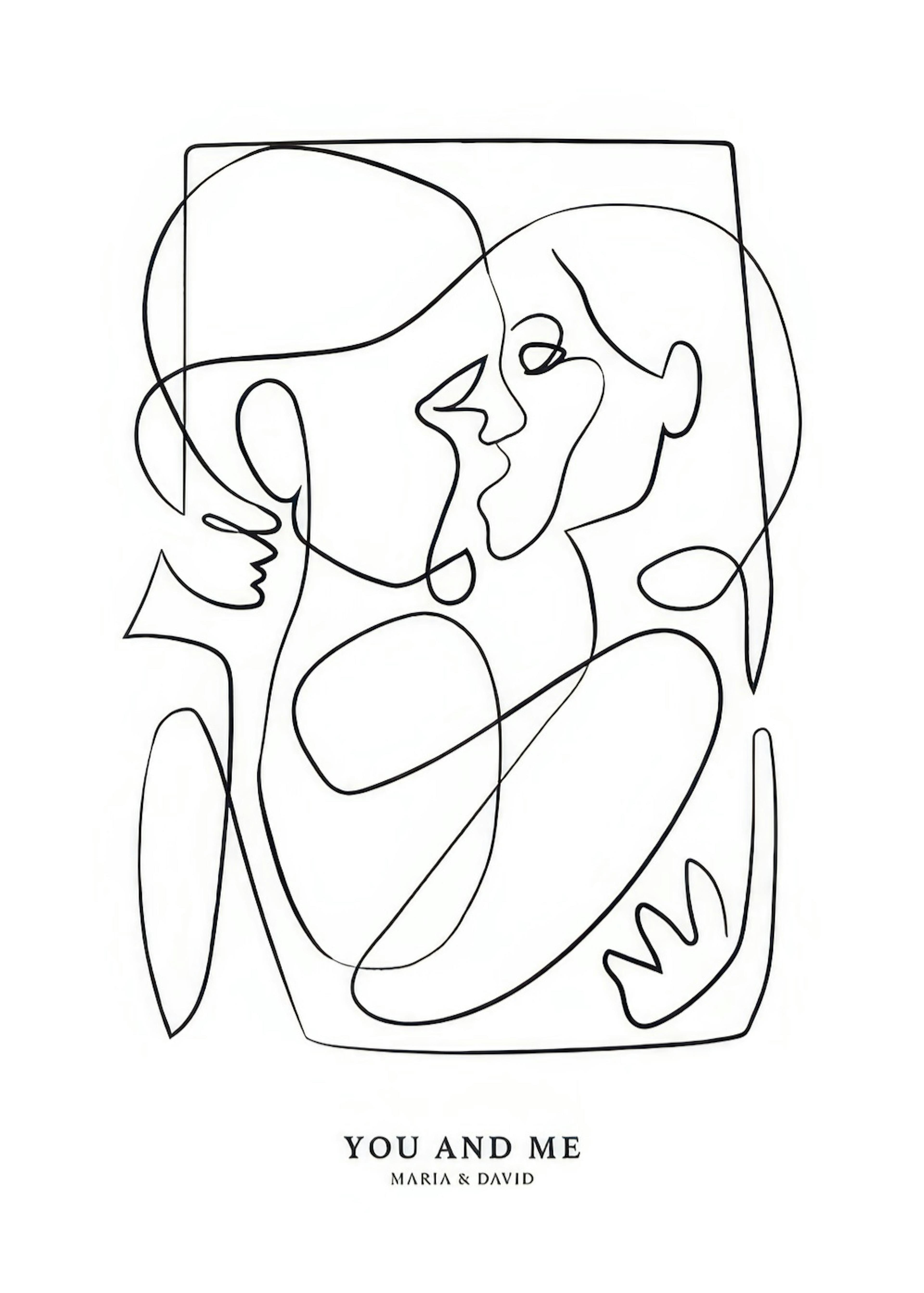 Abstract Figures No2 BW Personal Juliste 0