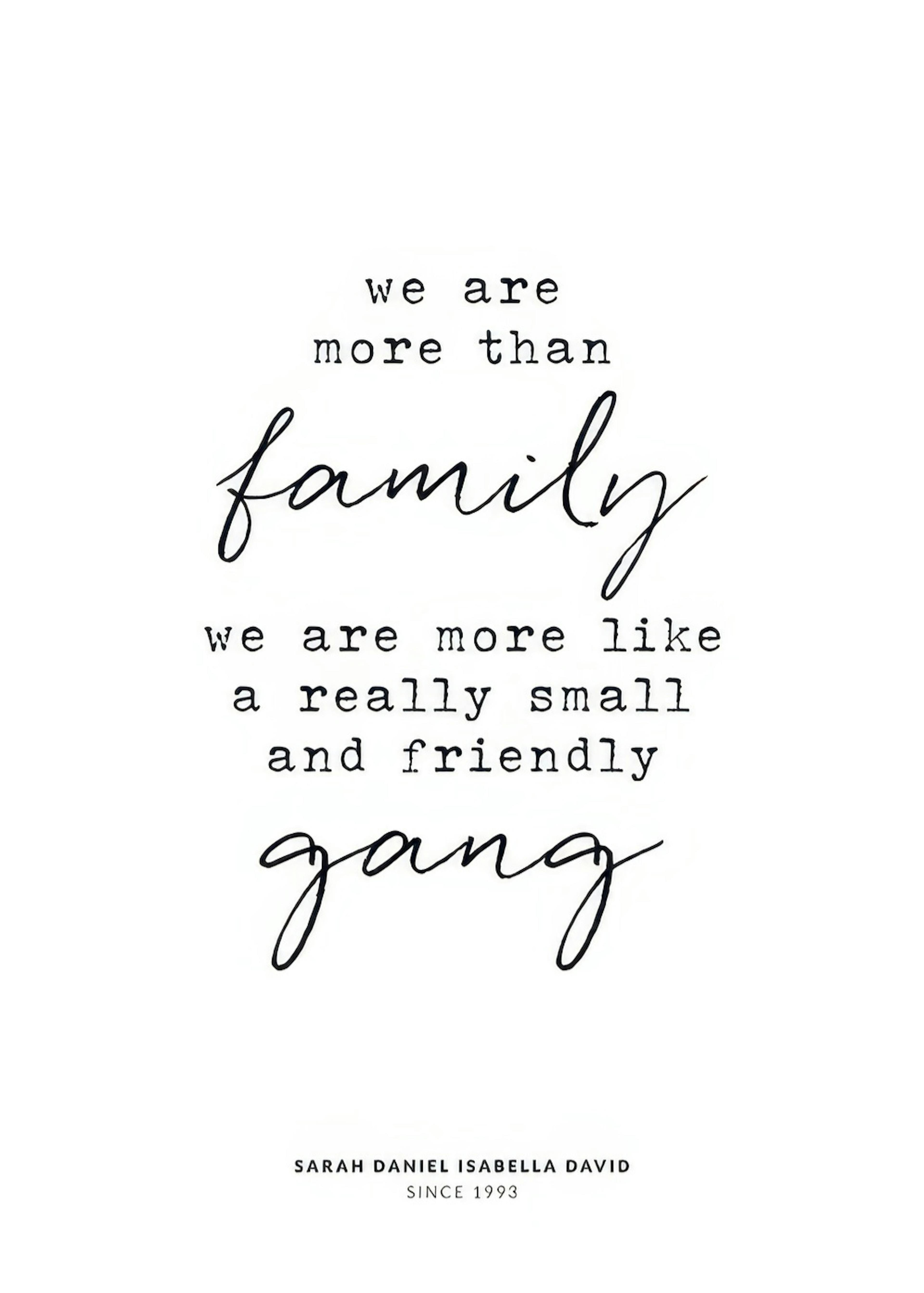 Friendly Gang Personal Poster 0
