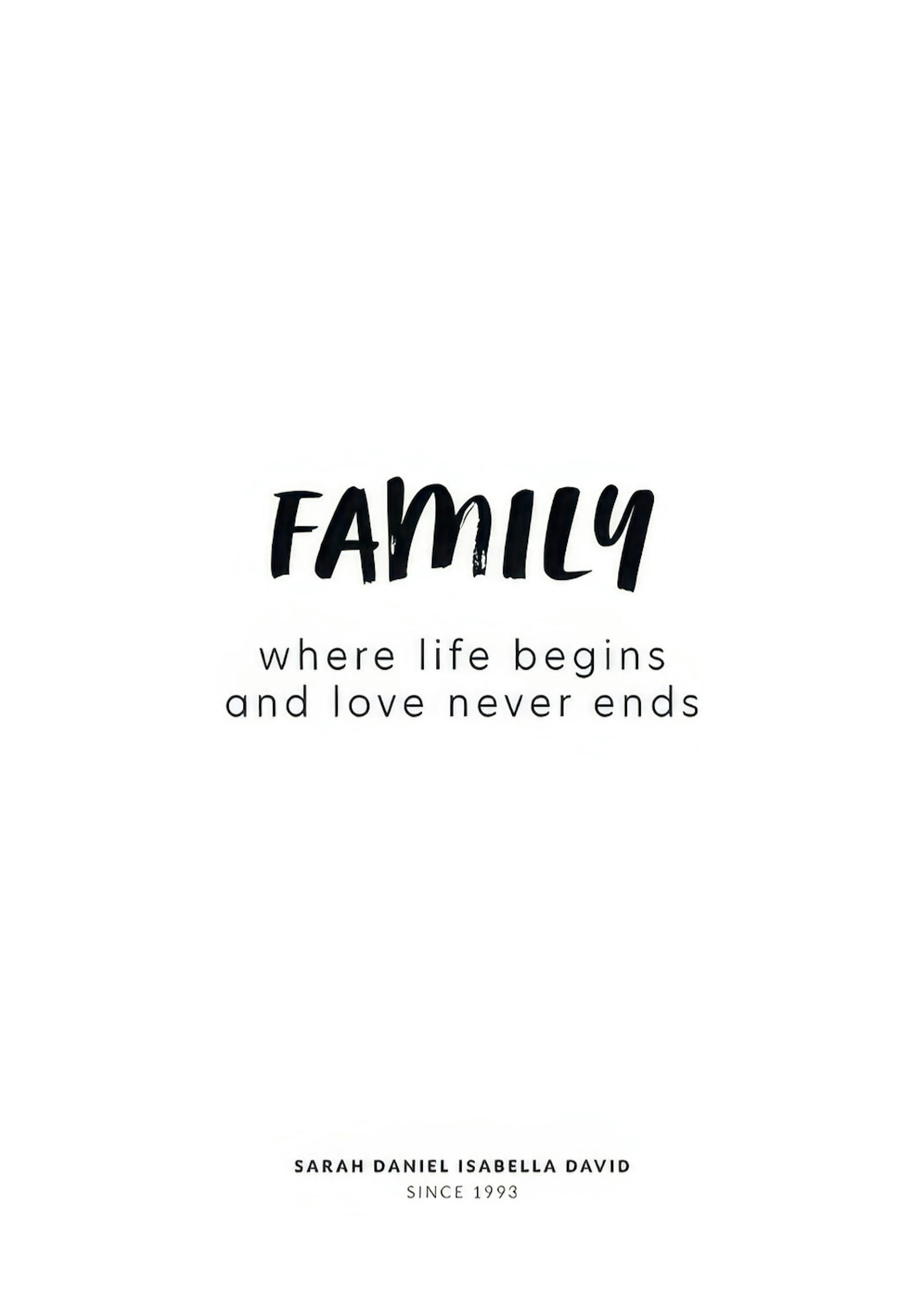 Family No2 Personal Plakát 0
