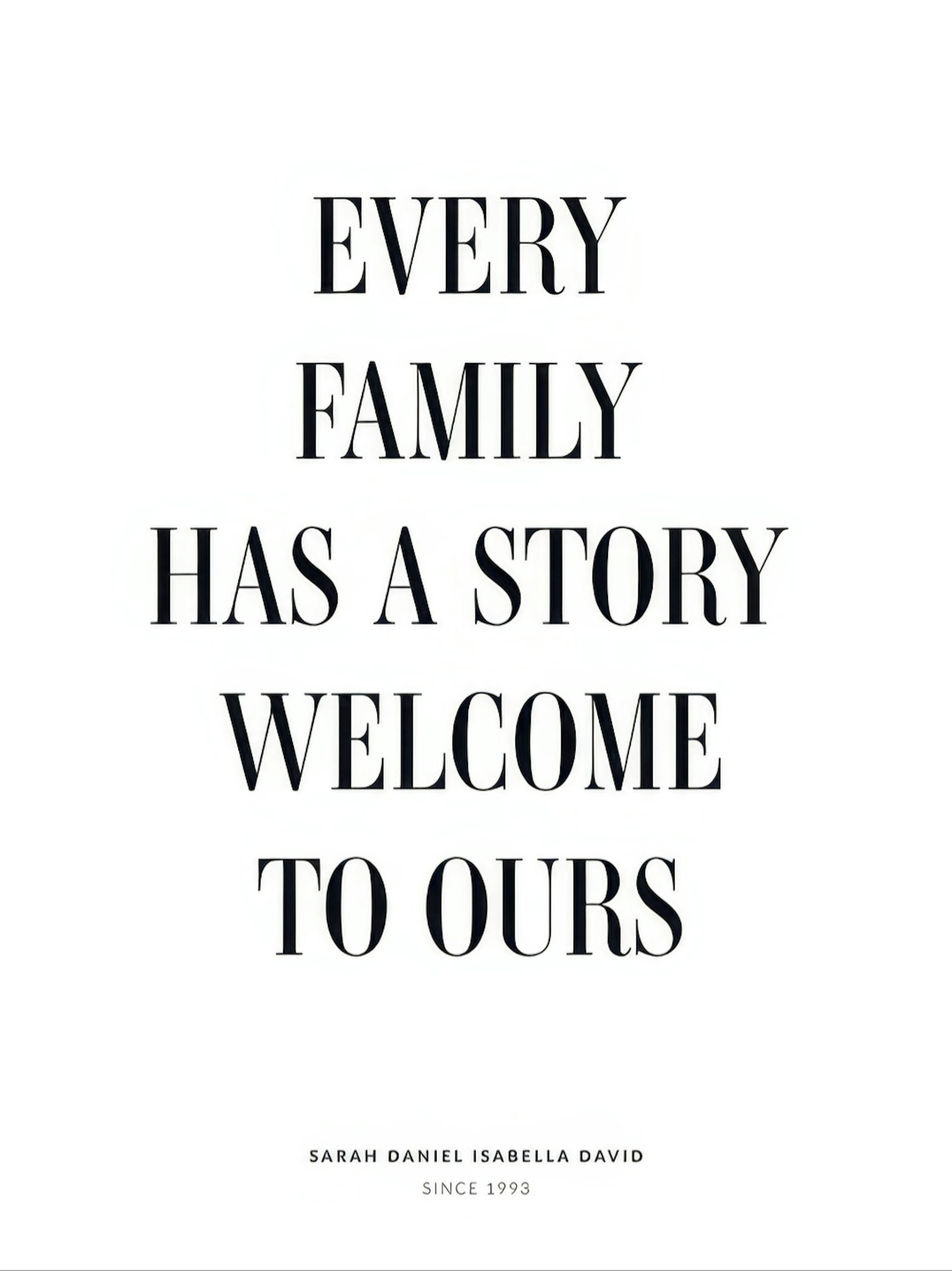 Family Story No2 Personal Poster