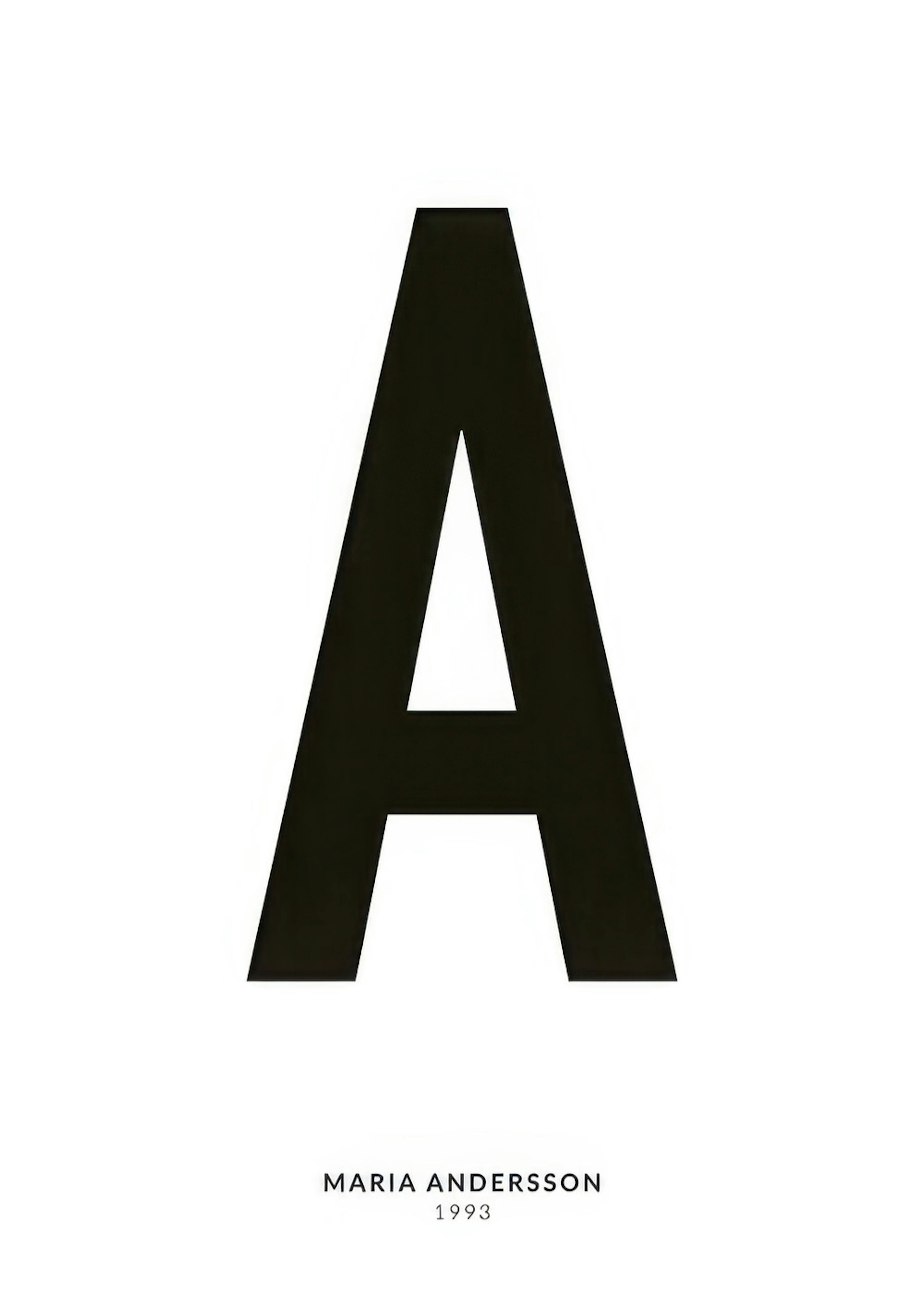 My Letter A Personal 0