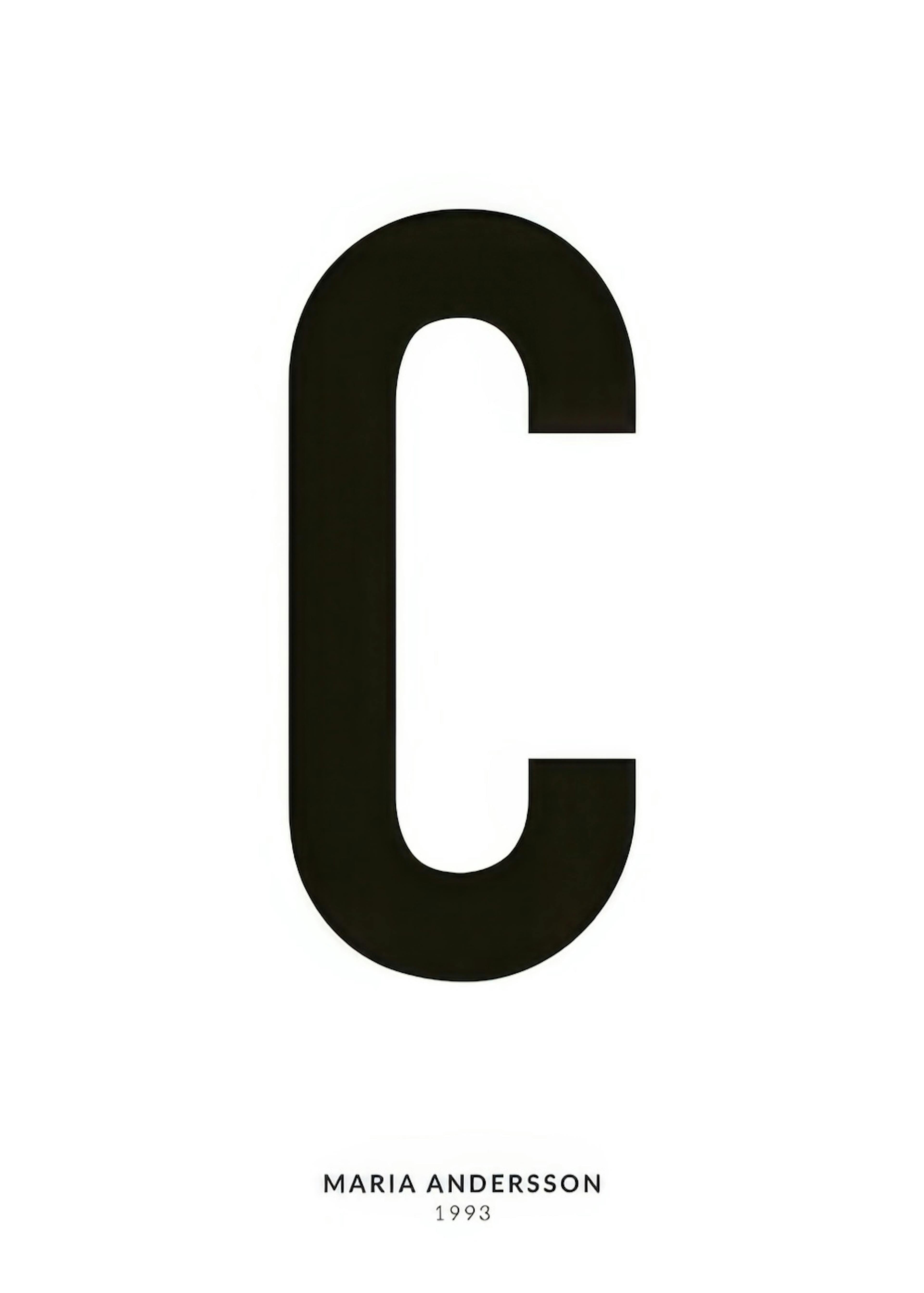 My Letter C Personal Plakat 0