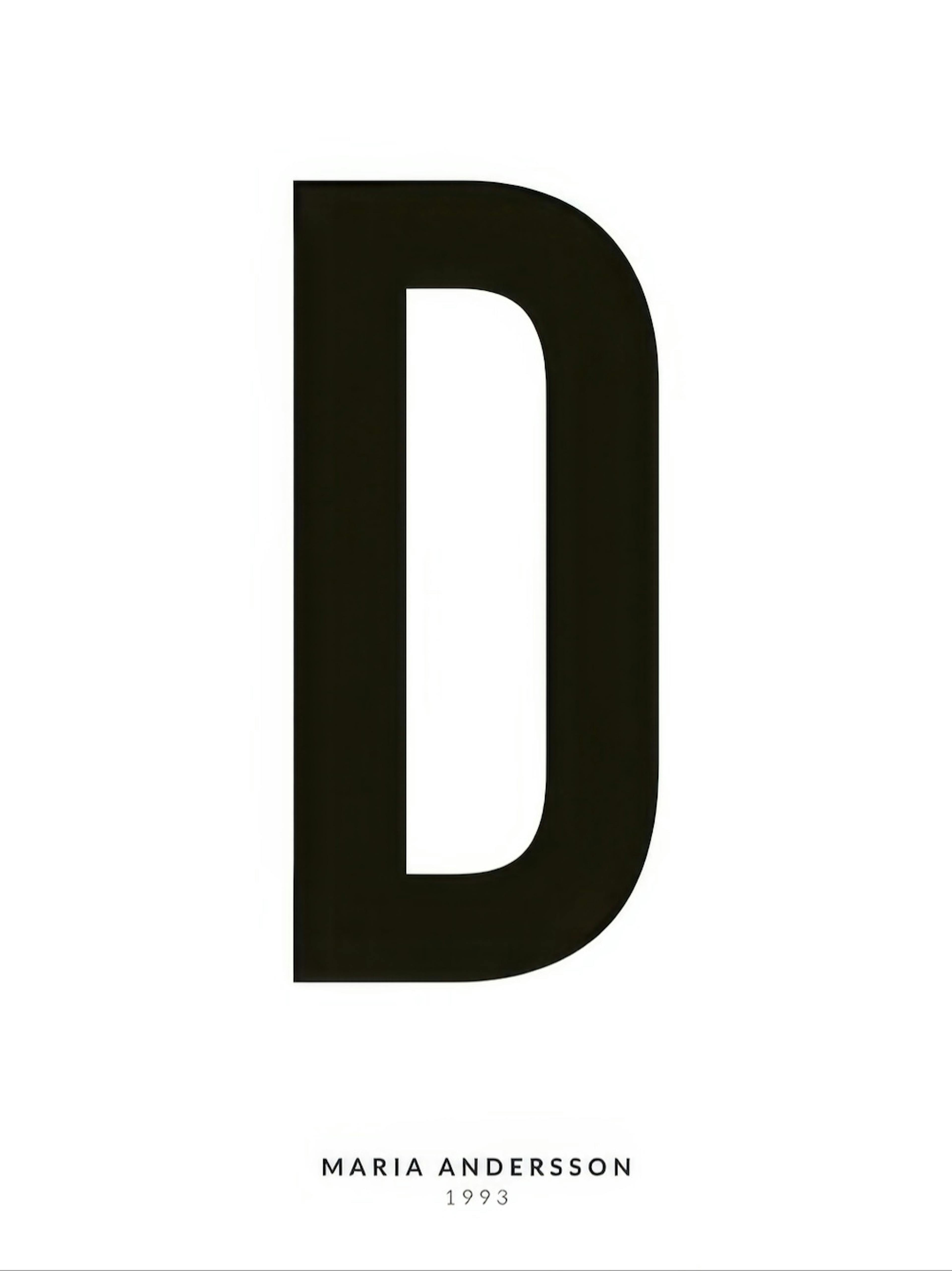 My Letter D Personal Poster