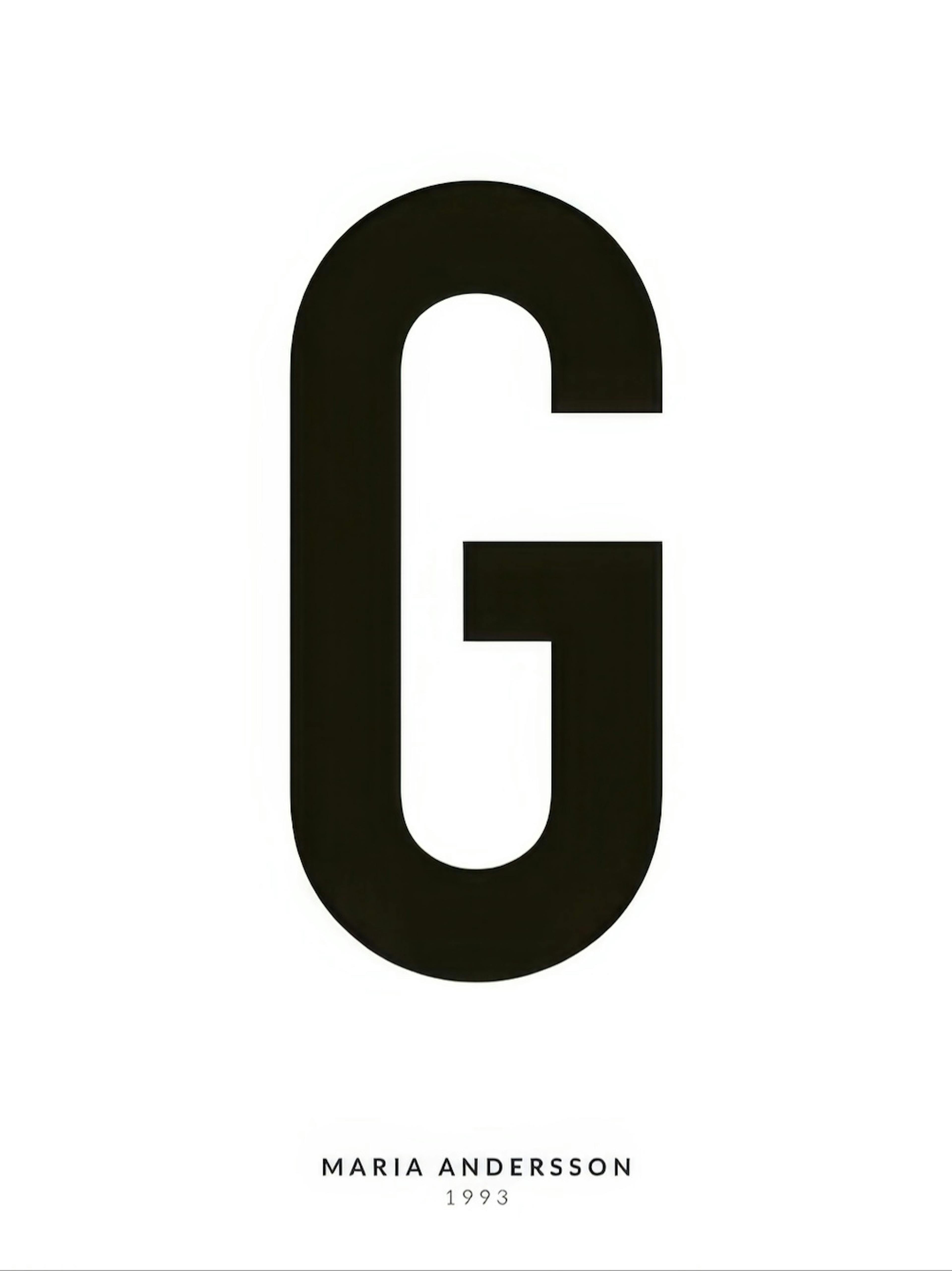 My Letter G Personal Poster