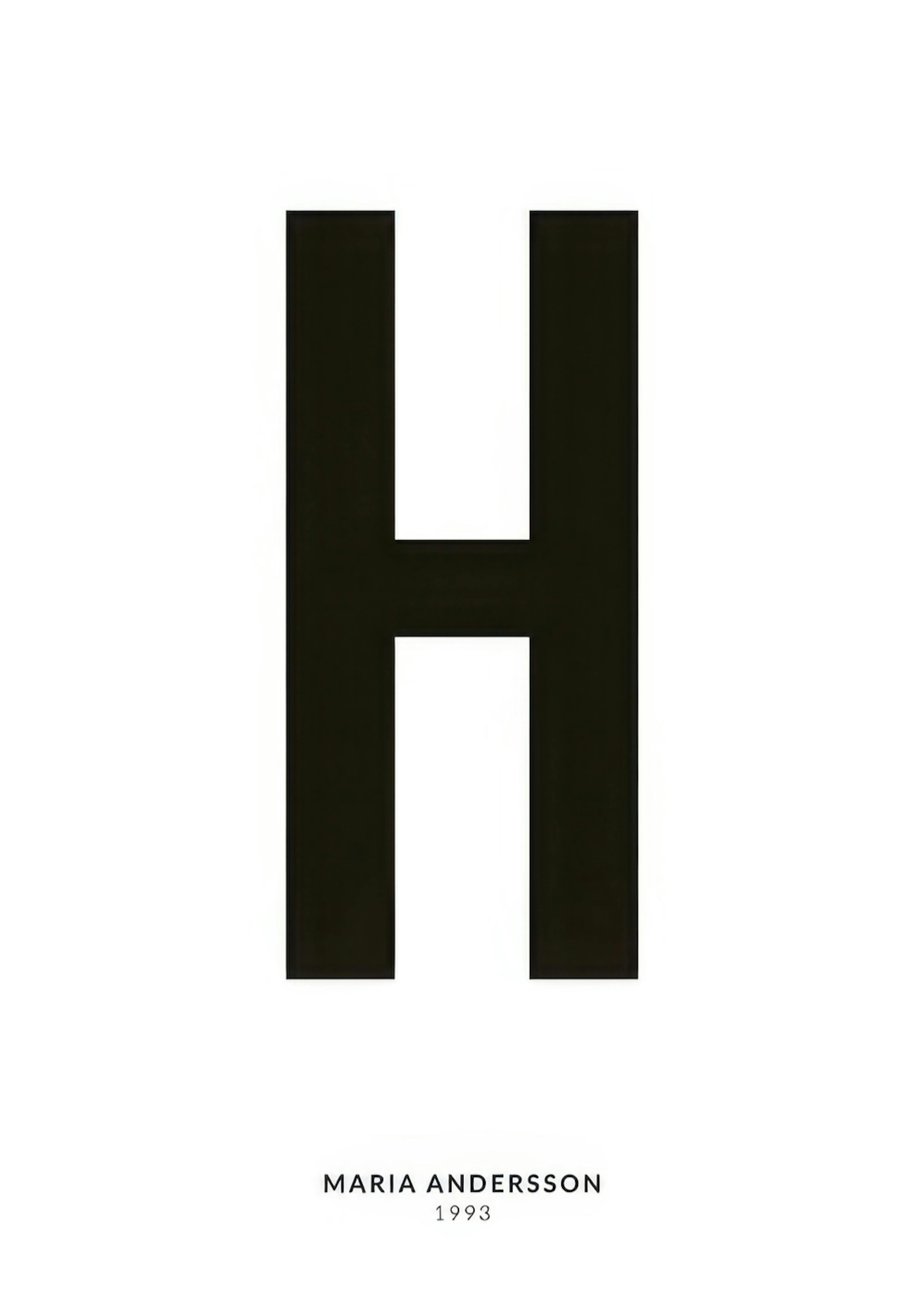 My Letter H Personal Plagát 0