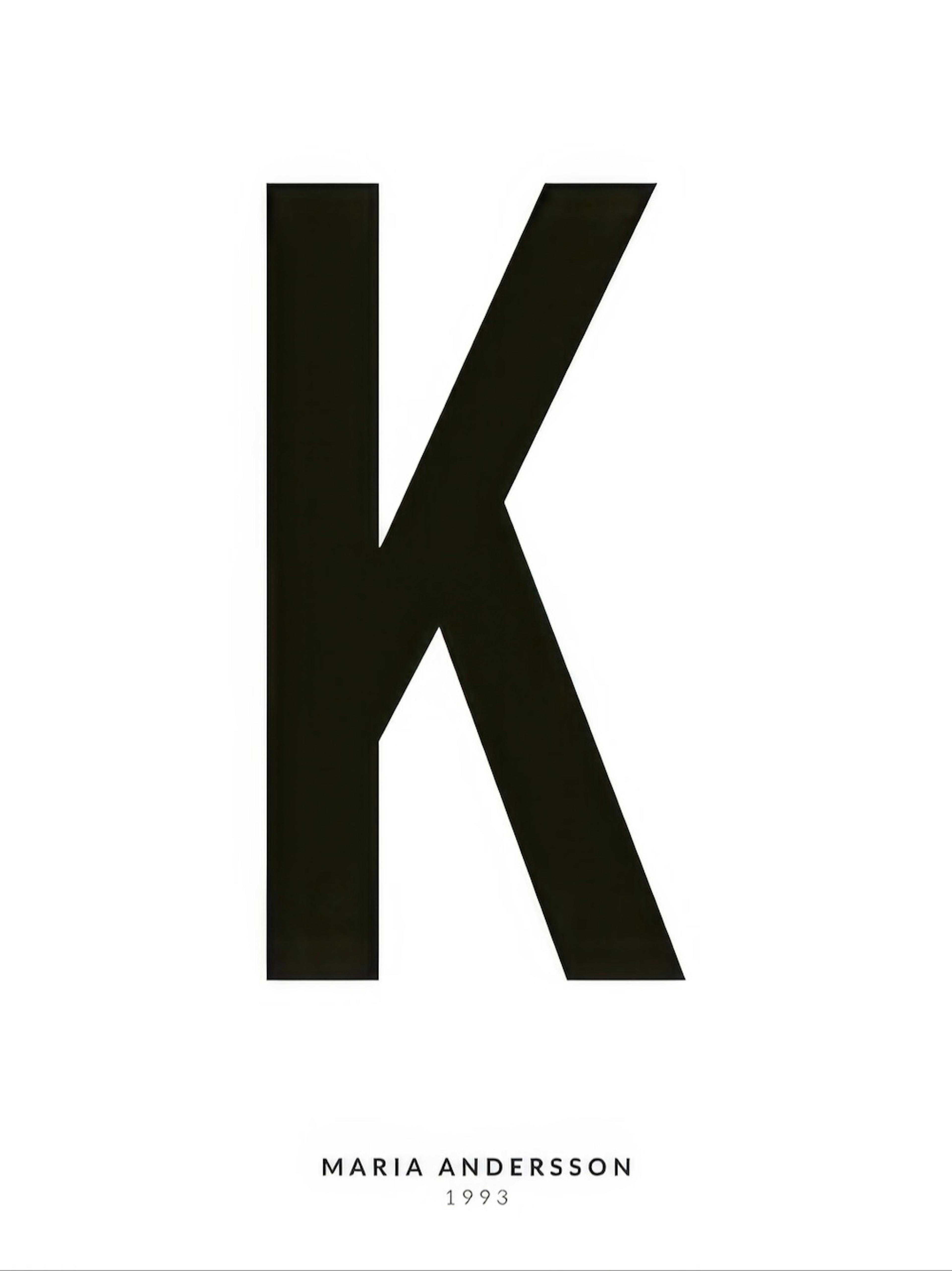 My Letter K Personal Poster