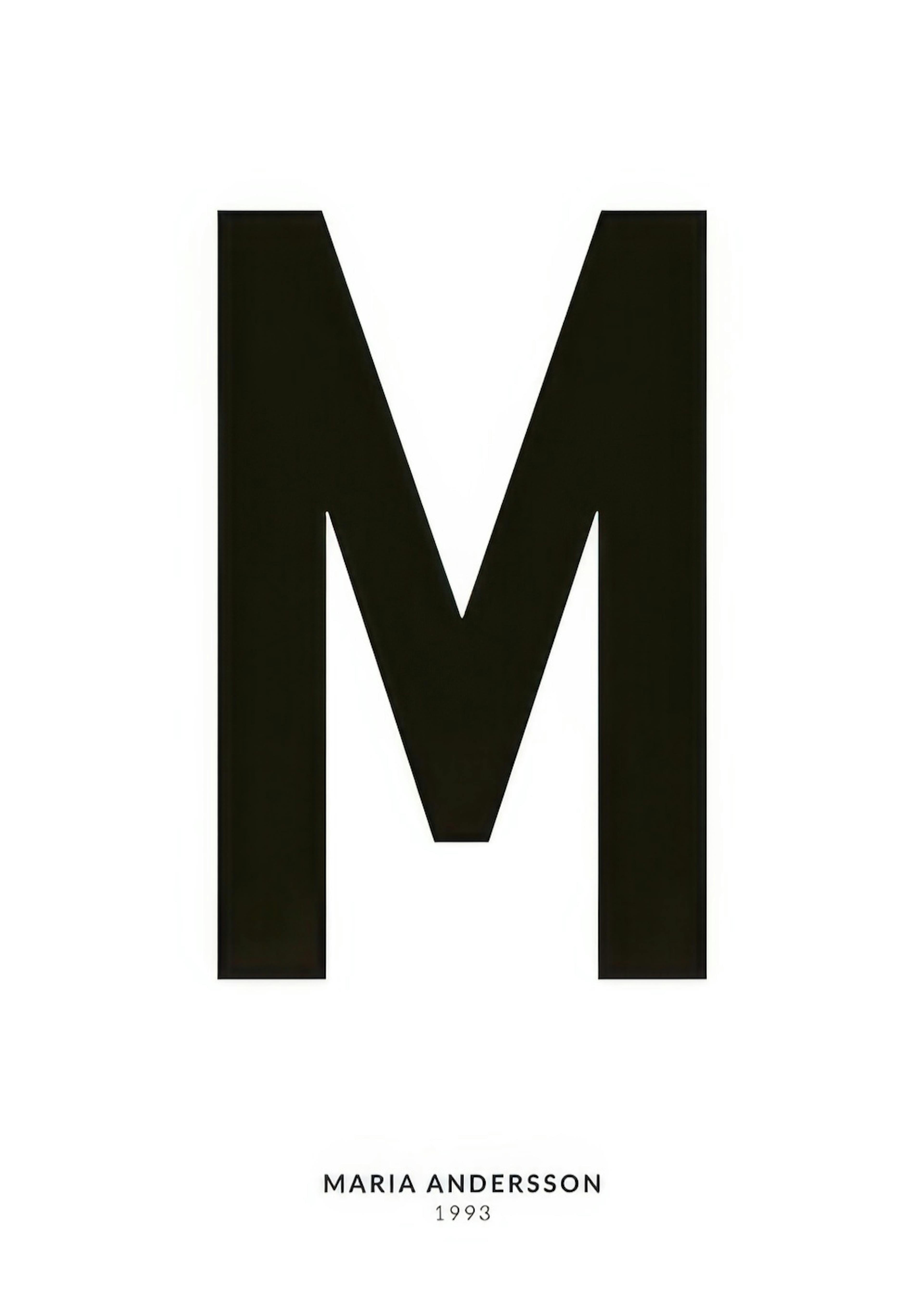My Letter M Personal Poster 0