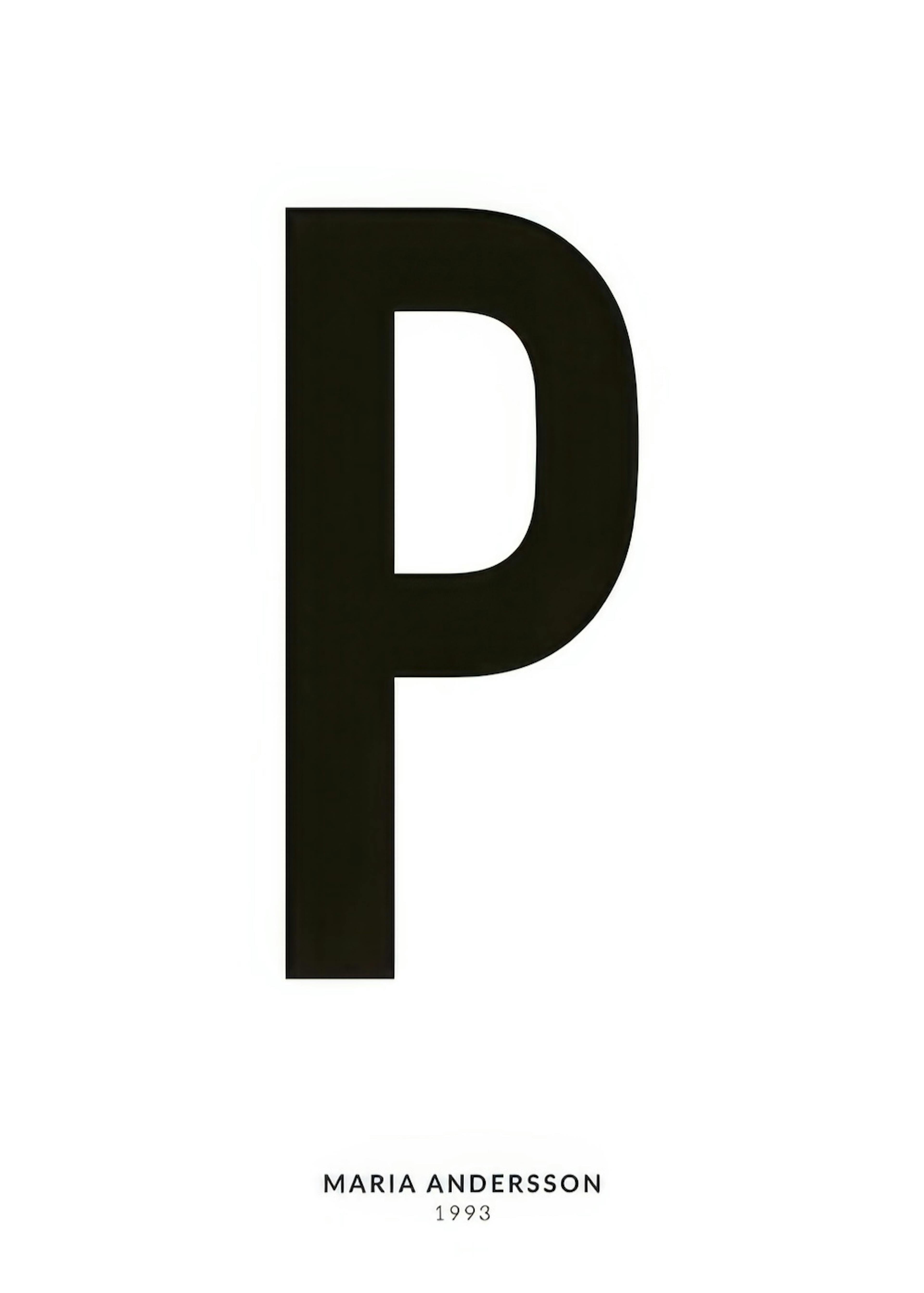 My Letter P Personal Poster 0