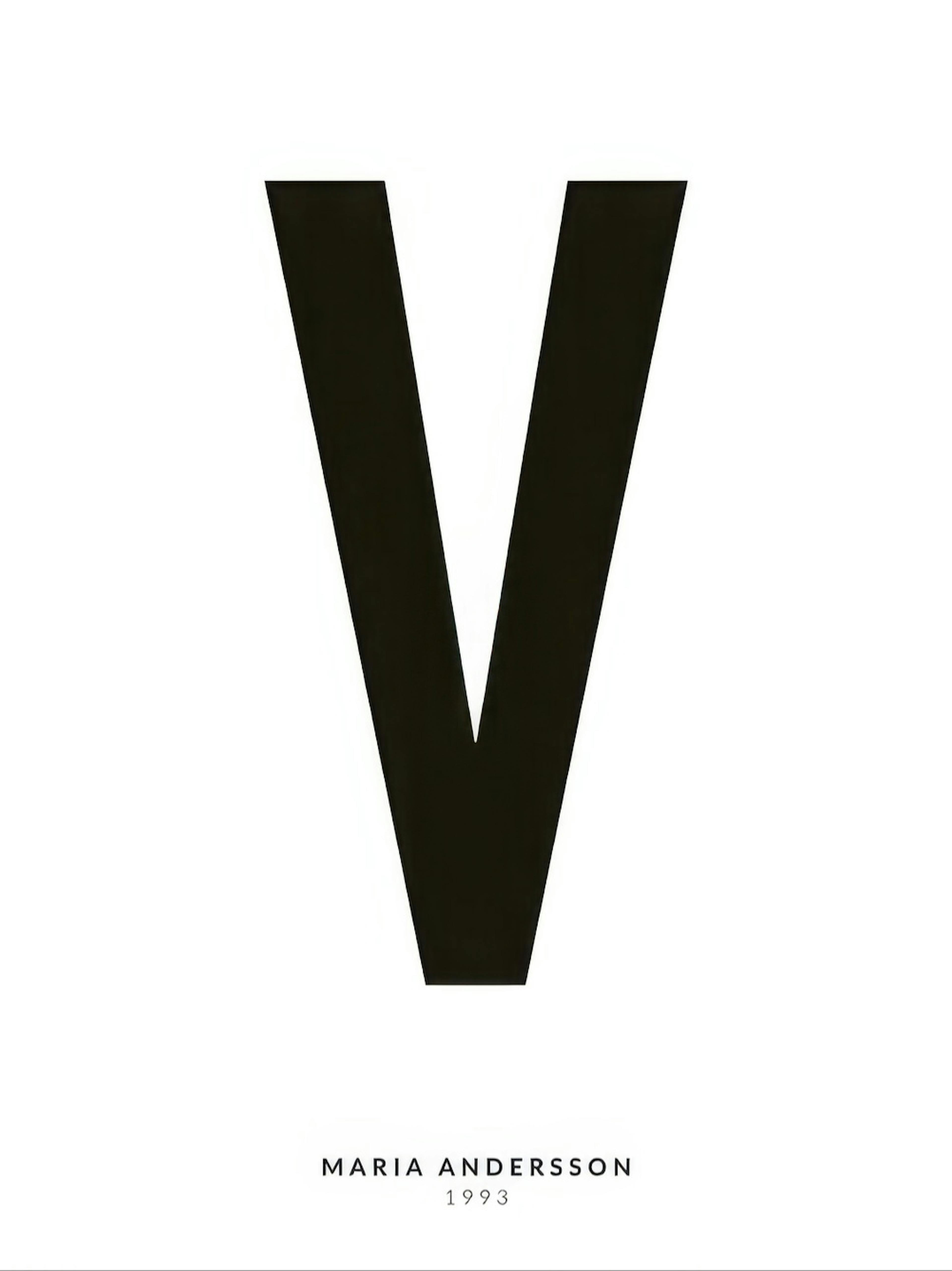 My Letter V Personal Juliste