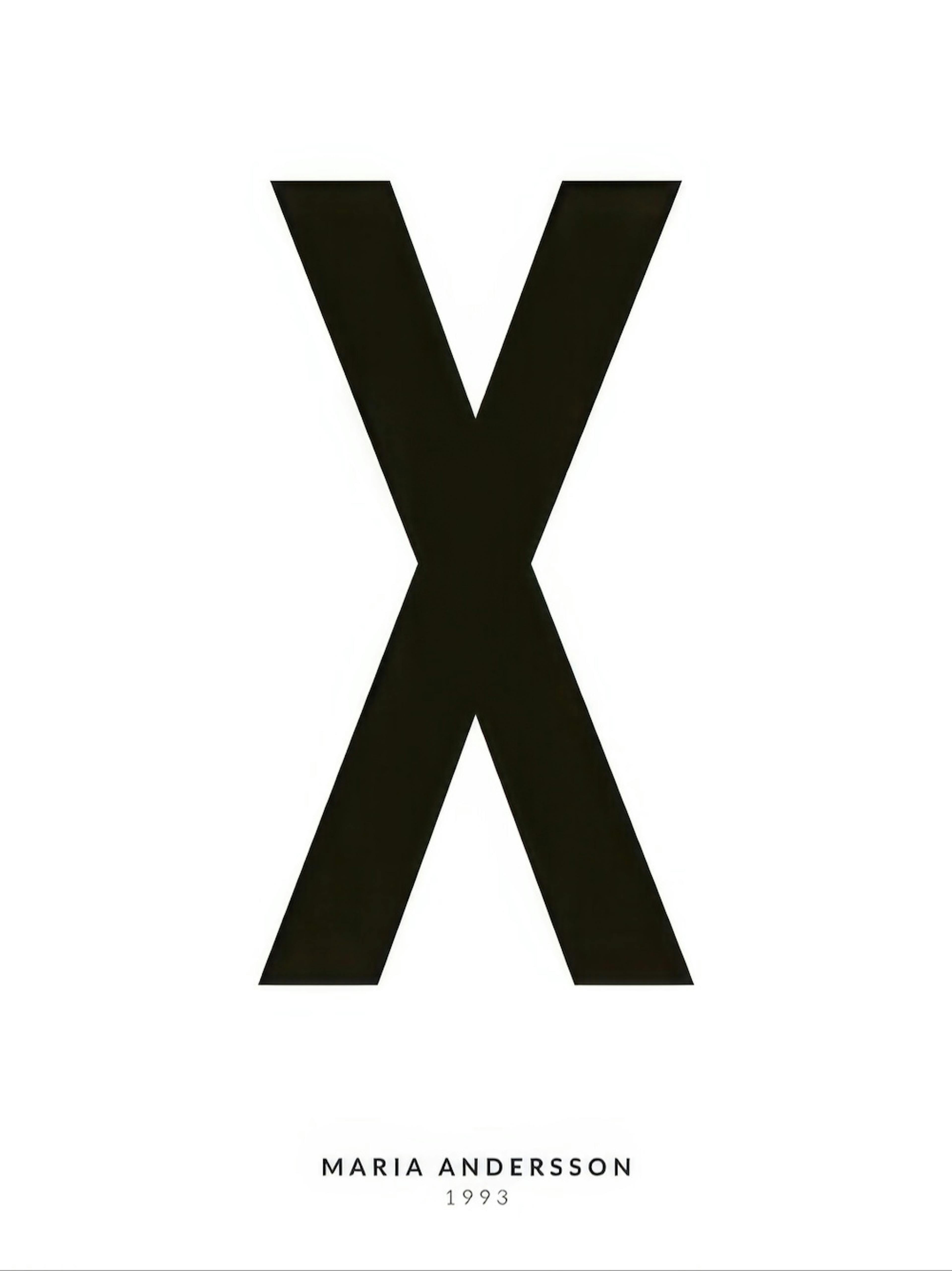 My Letter X Personal Poster